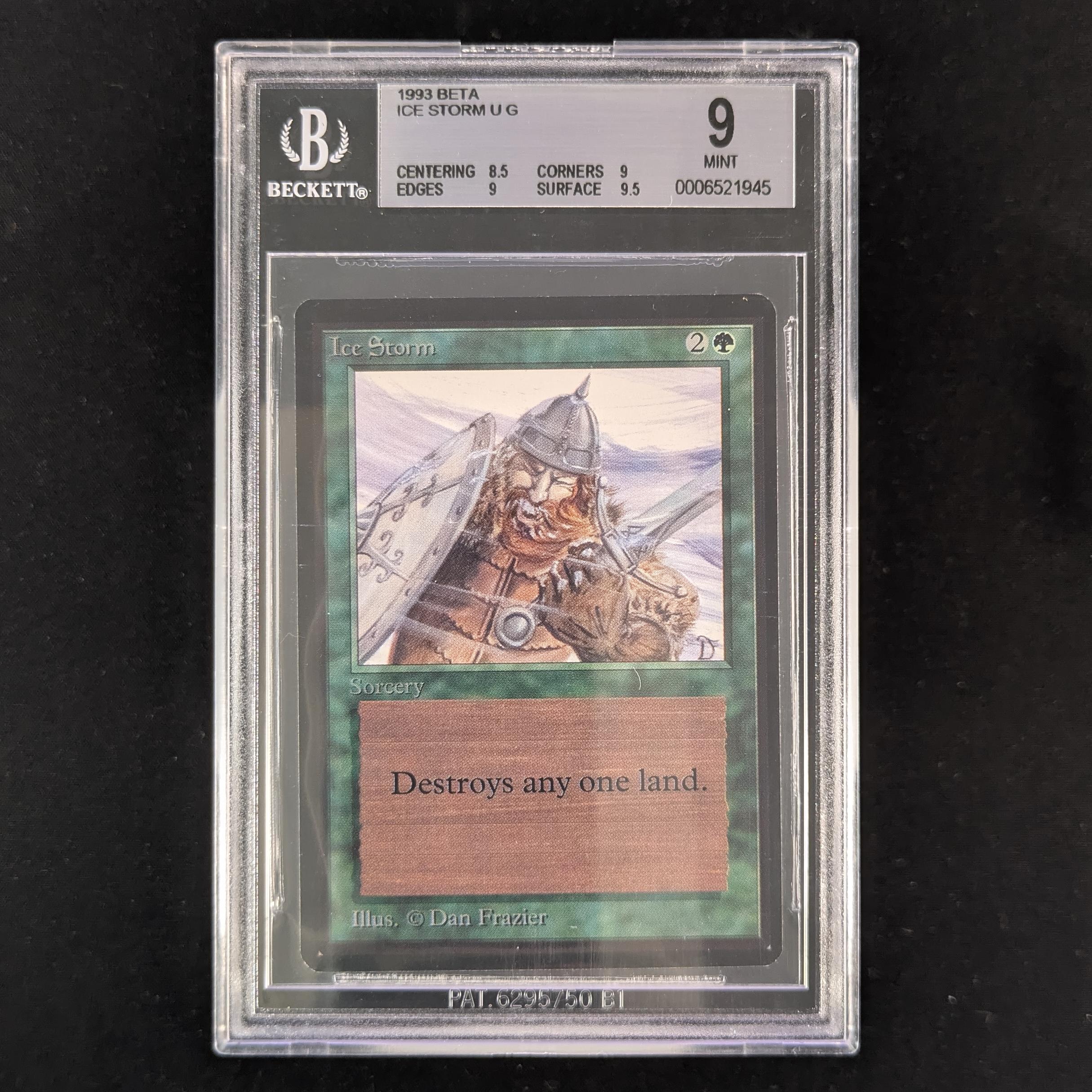 MTG Singles - Ice Storm - Beta - BGS 9 -