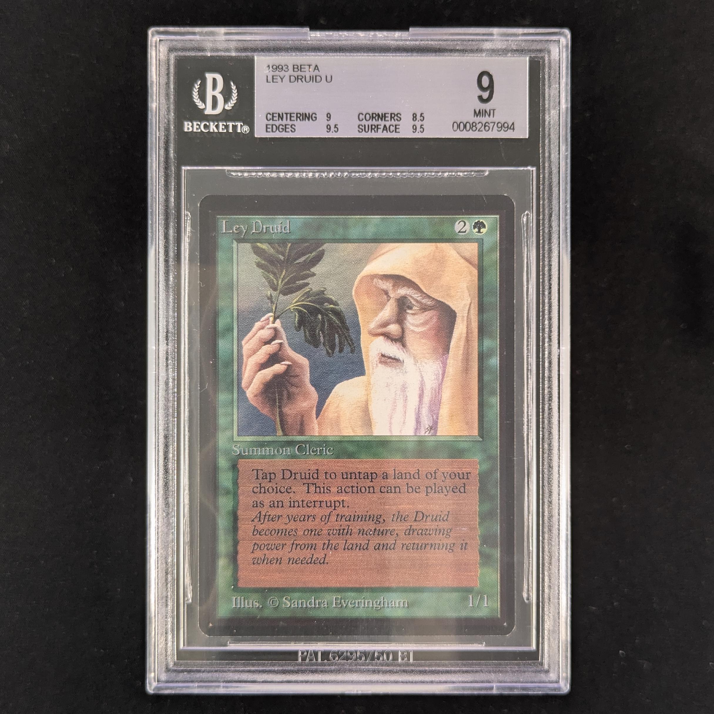 MTG Singles - Ley Druid - Beta - BGS 9 -