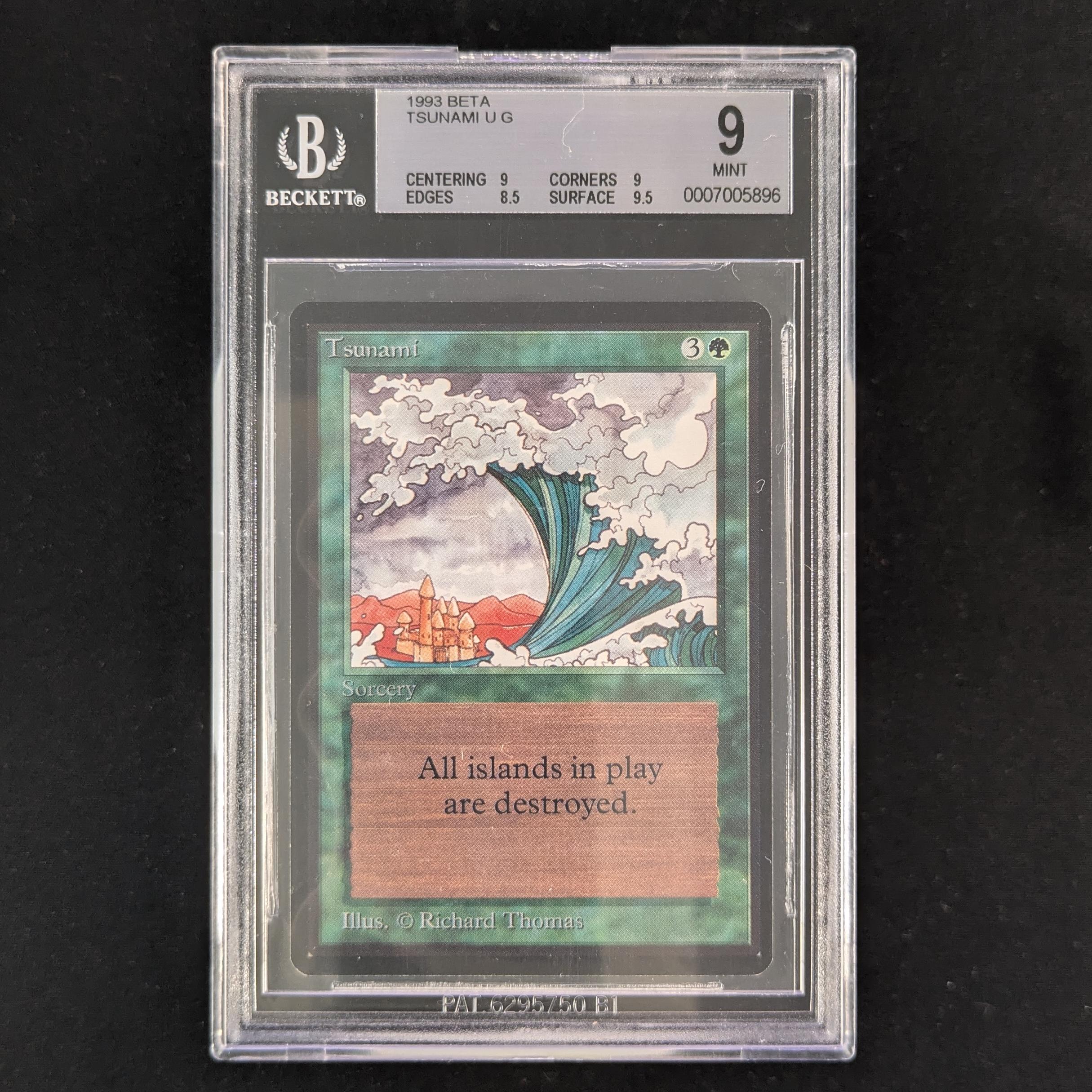MTG Singles - Tsunami - Beta - BGS 9 -