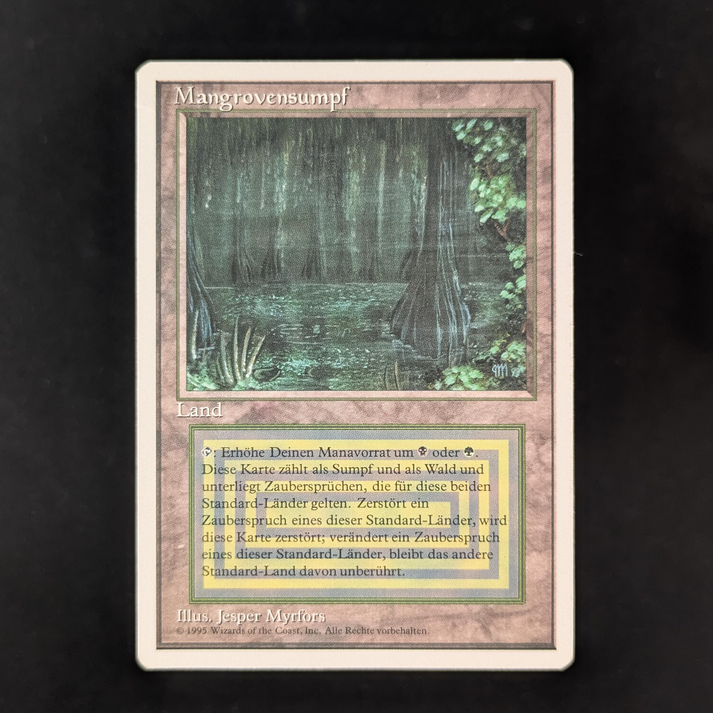 MTG Singles - Bayou - Foreign White Bordered - German - GD - BENT - 32097