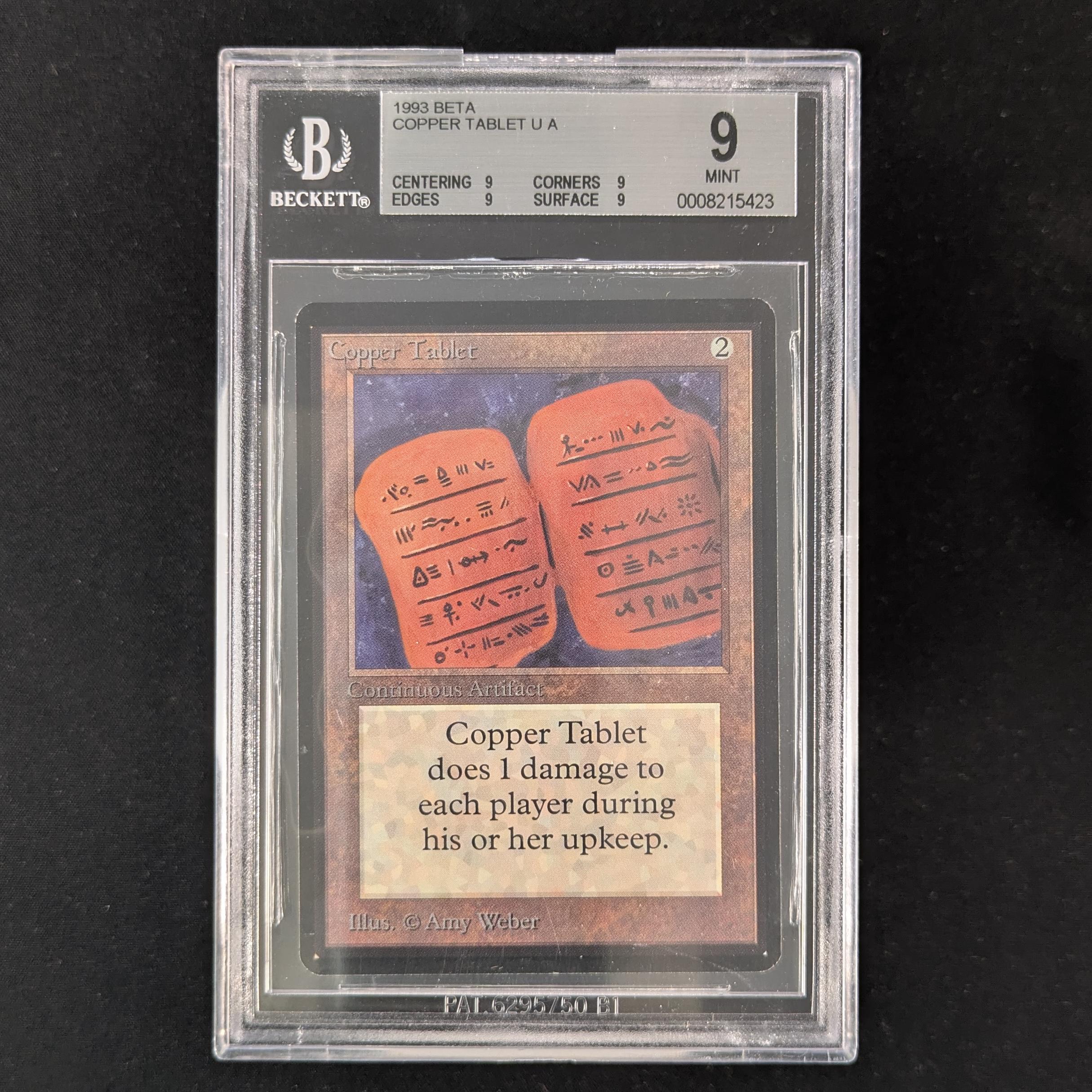 MTG Singles - Copper Tablet - Beta - BGS 9 -