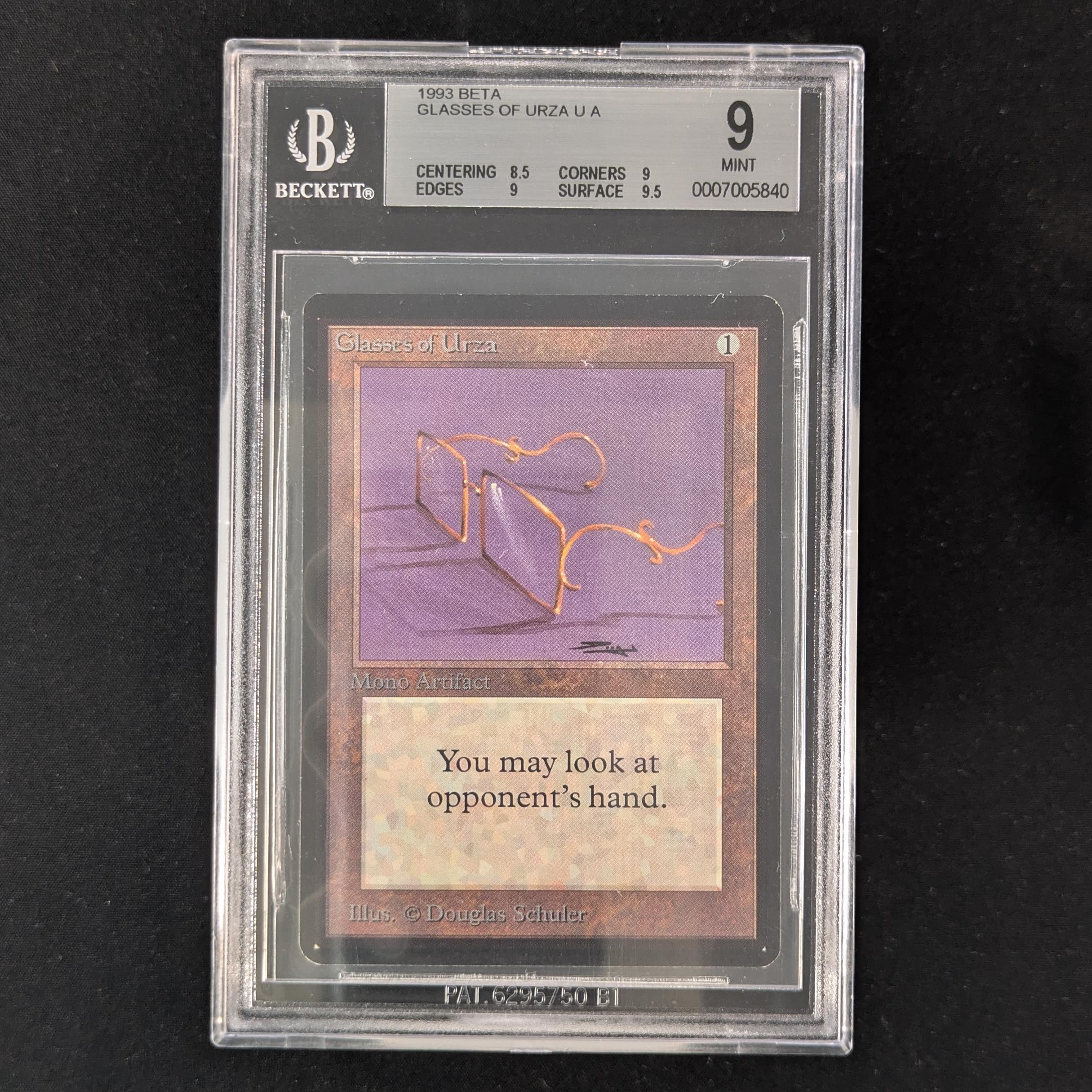 MTG Singles - Glasses of Urza - Beta - BGS 9 -