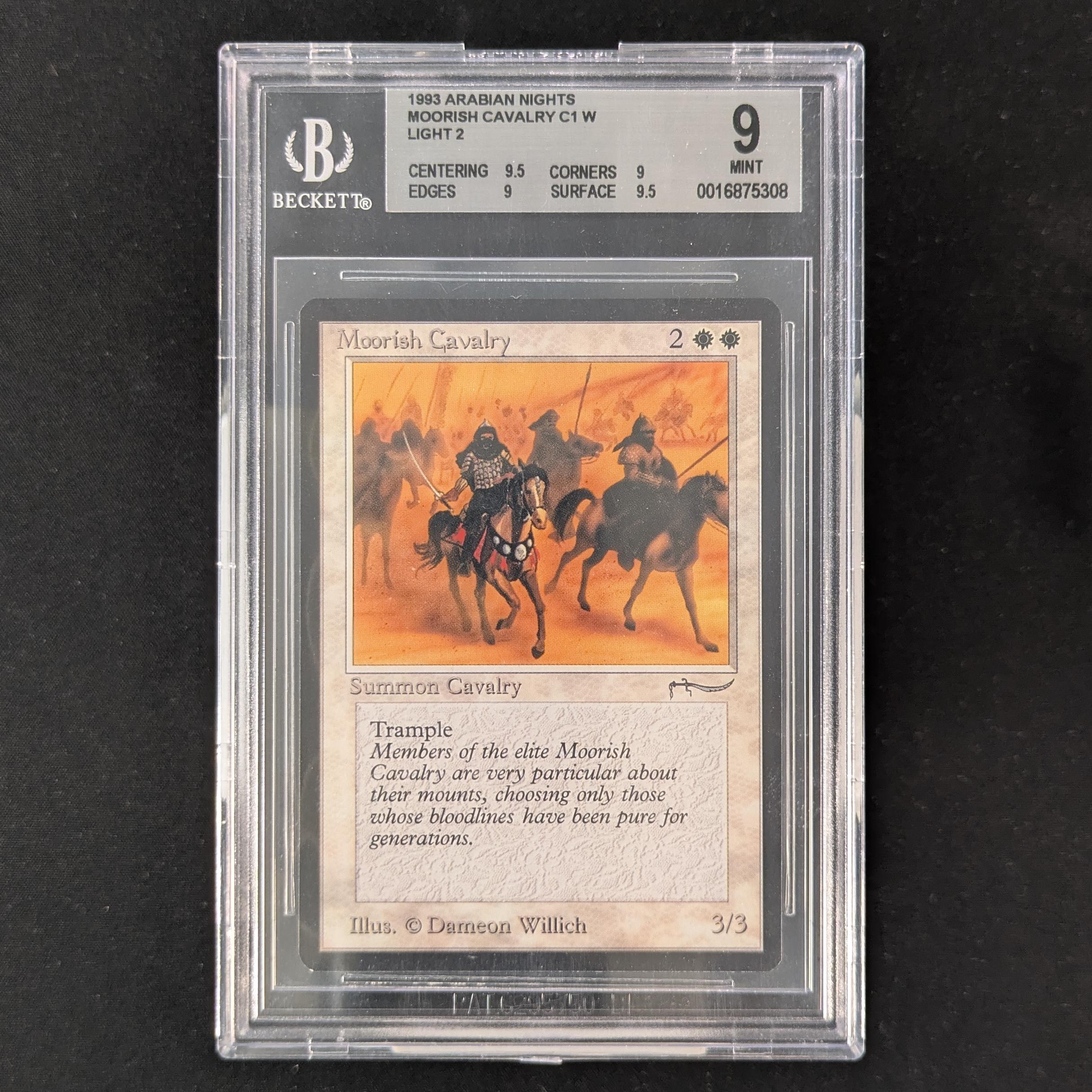 MTG Singles - Moorish Cavalry (Light) - Arabian Nights - BGS 9 -