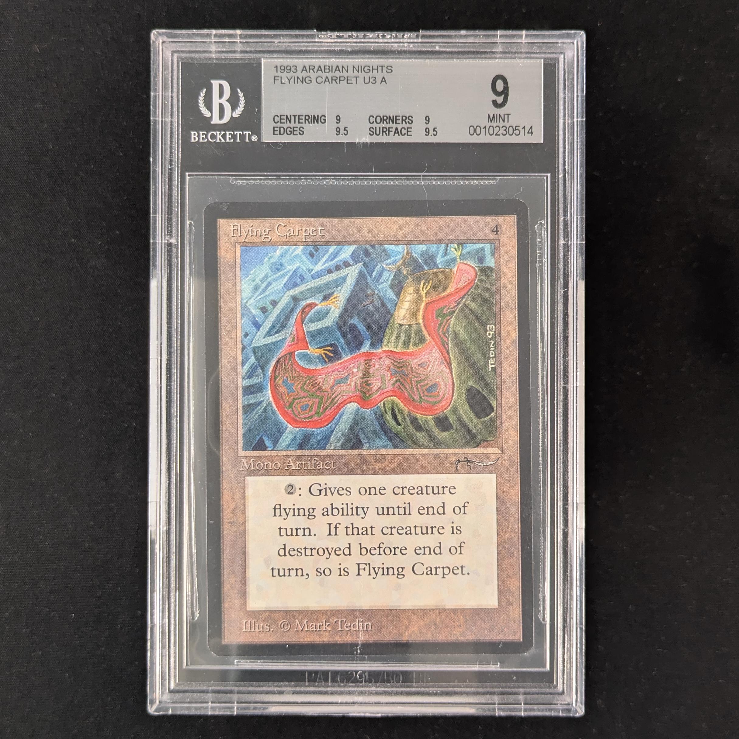 MTG Singles - Flying Carpet - Arabian Nights - BGS 9 -