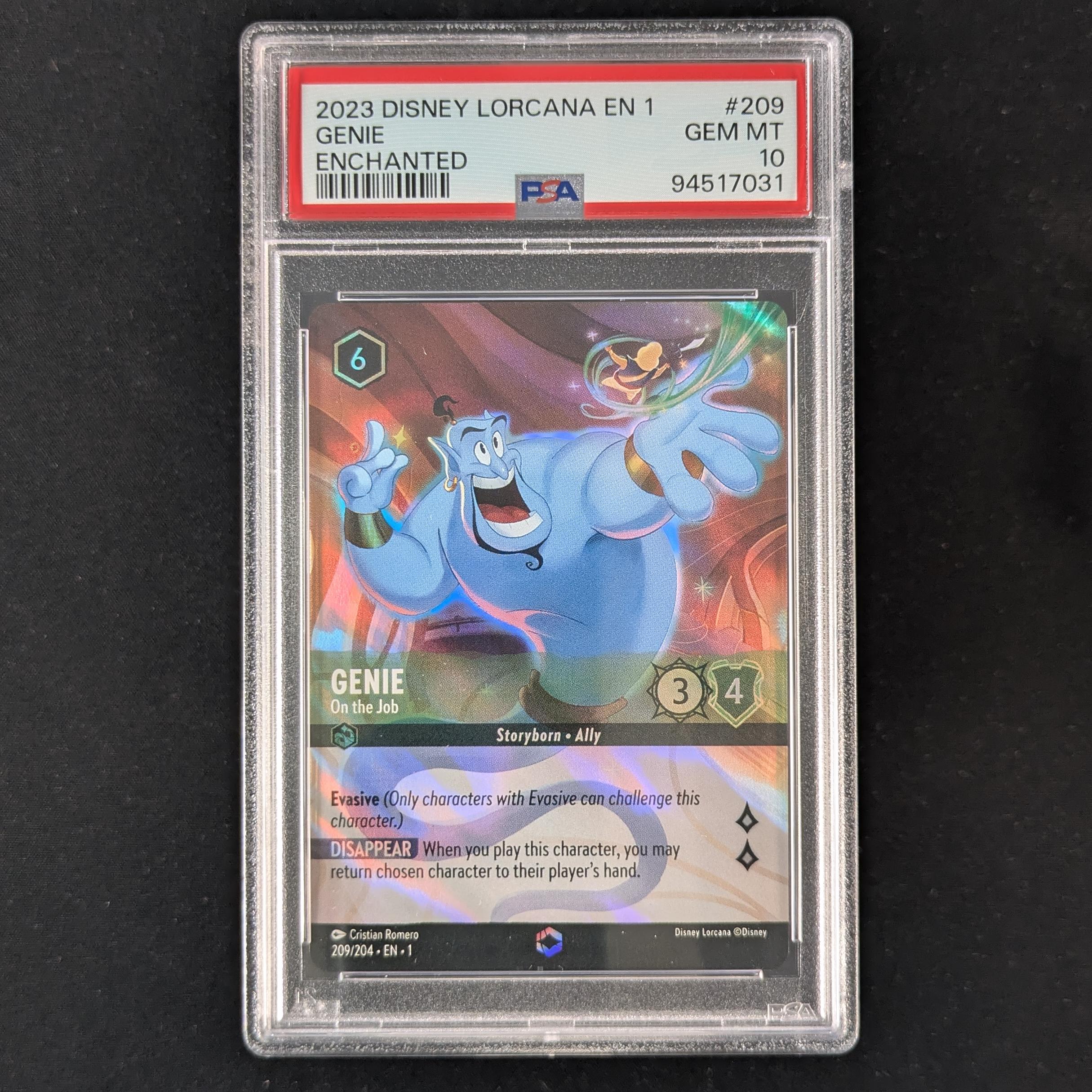 MTG Singles - Genie - On the Job (Enchanted) - The First Chapter - PSA 10 -