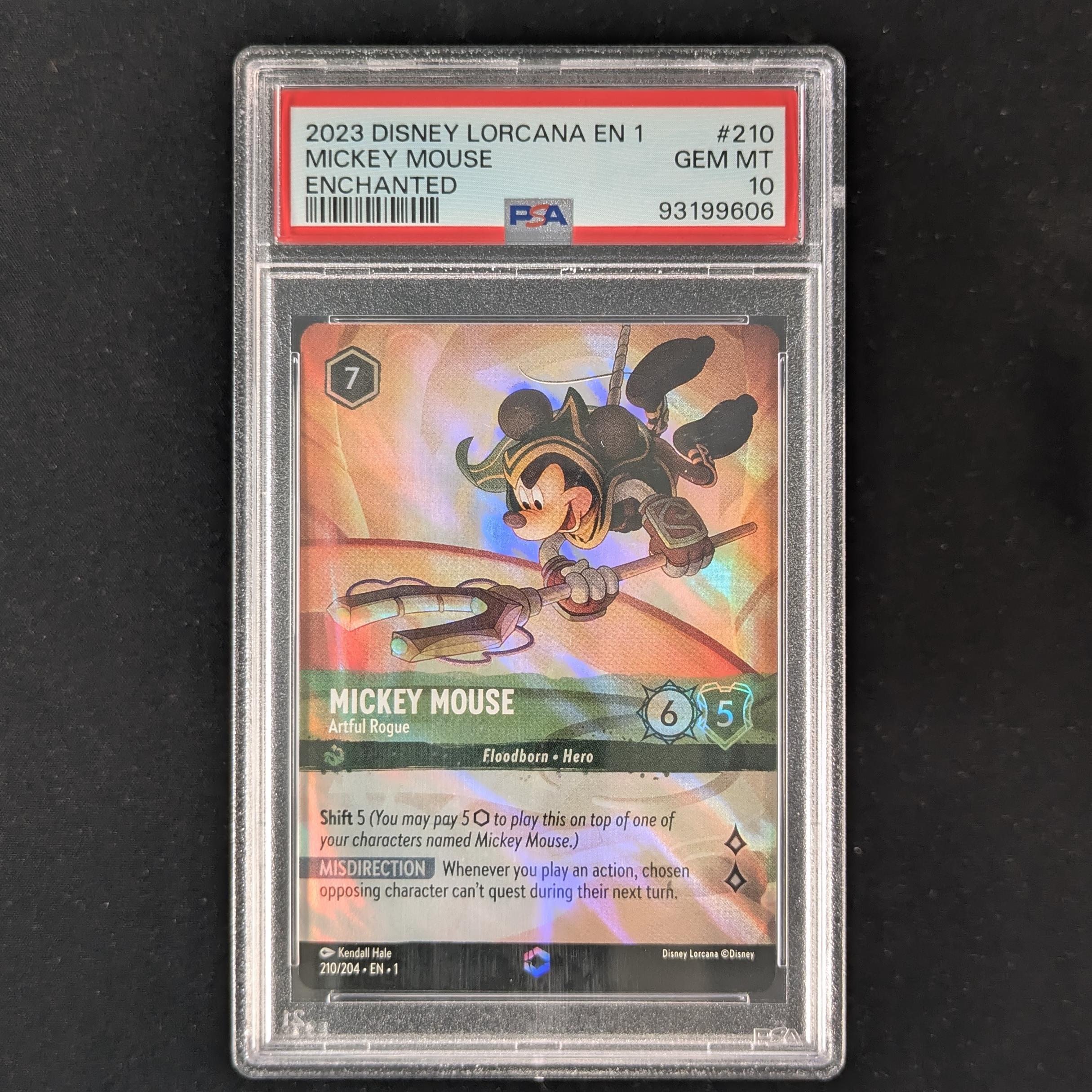 MTG Singles - Mickey Mouse - Artful Rogue (Enchanted) - The First Chapter - PSA 10 -