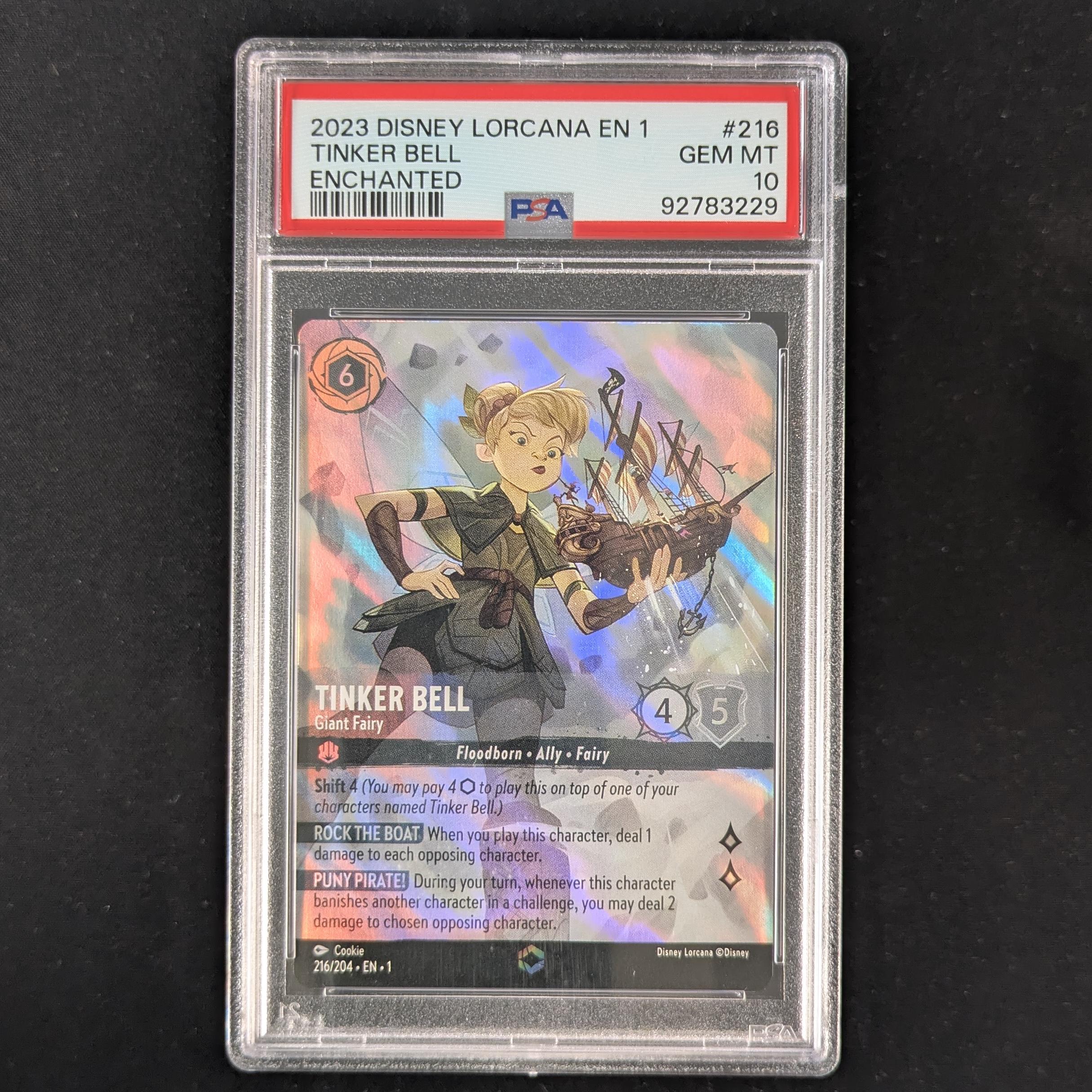 MTG Singles - Tinker Bell - Giant Fairy (Enchanted) - The First Chapter - PSA 10 -