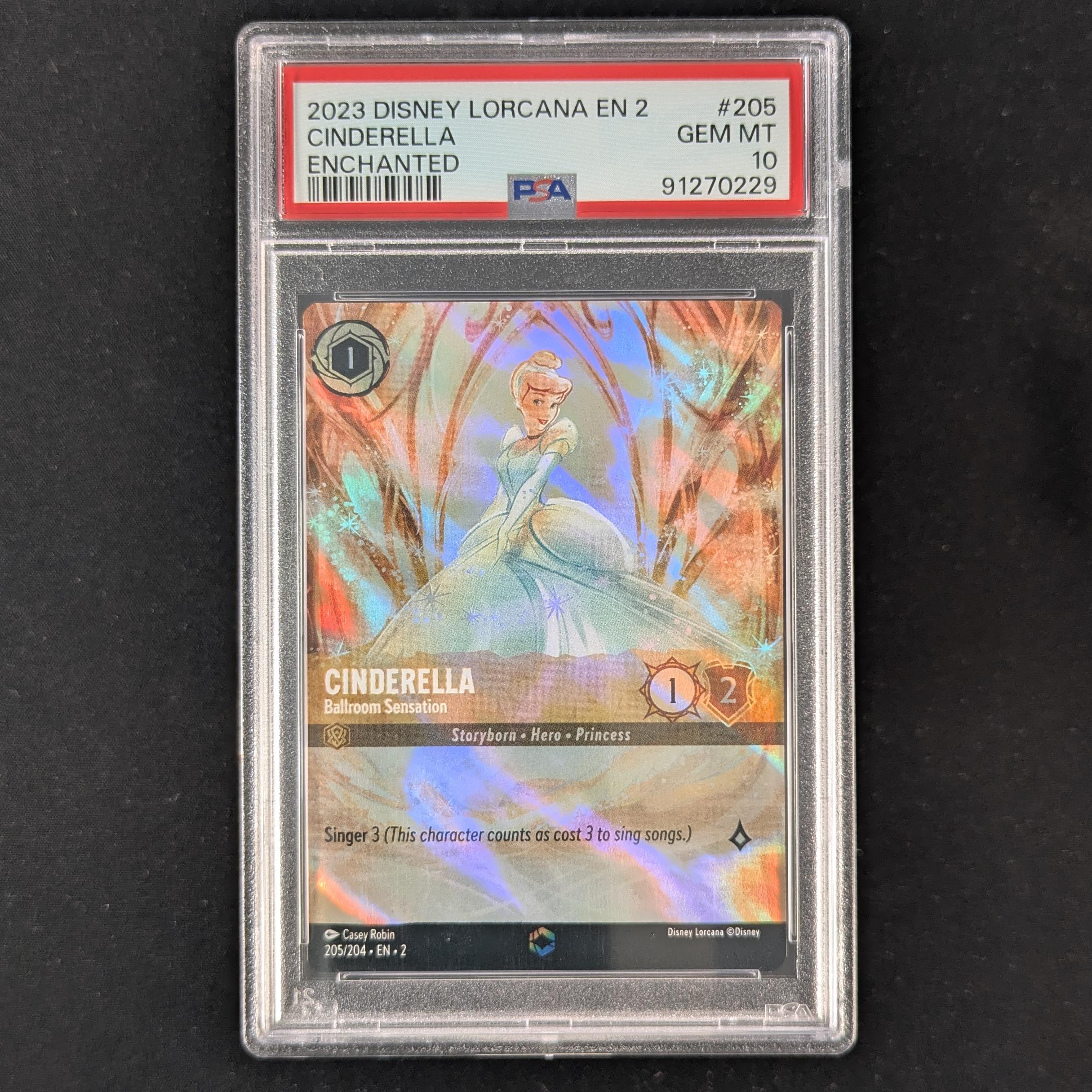 MTG Singles - Cinderella - Ballroom Sensation (Enchanted) - Rise of the Floodborn - PSA 10 -