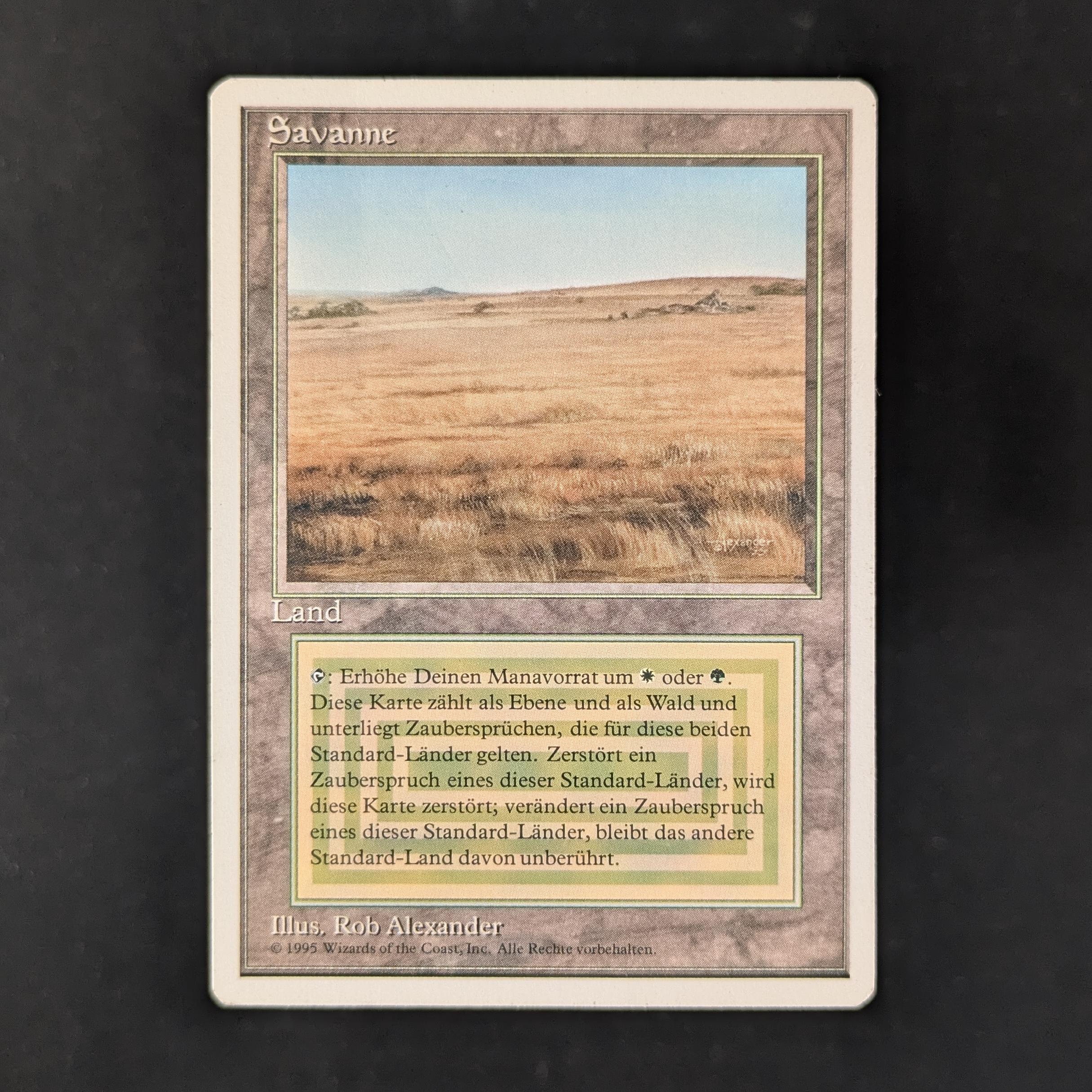 MTG Singles - Savannah - Foreign White Bordered - German - PO - INKED - 32211