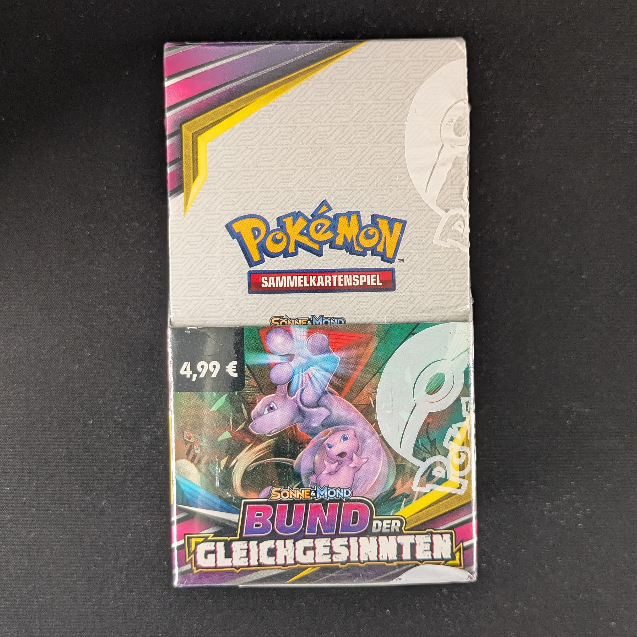 PTCG Singles - Unified Minds Booster Box (18 Boosters) (UNM ) - Unified Minds - German - Sealed - 32244
