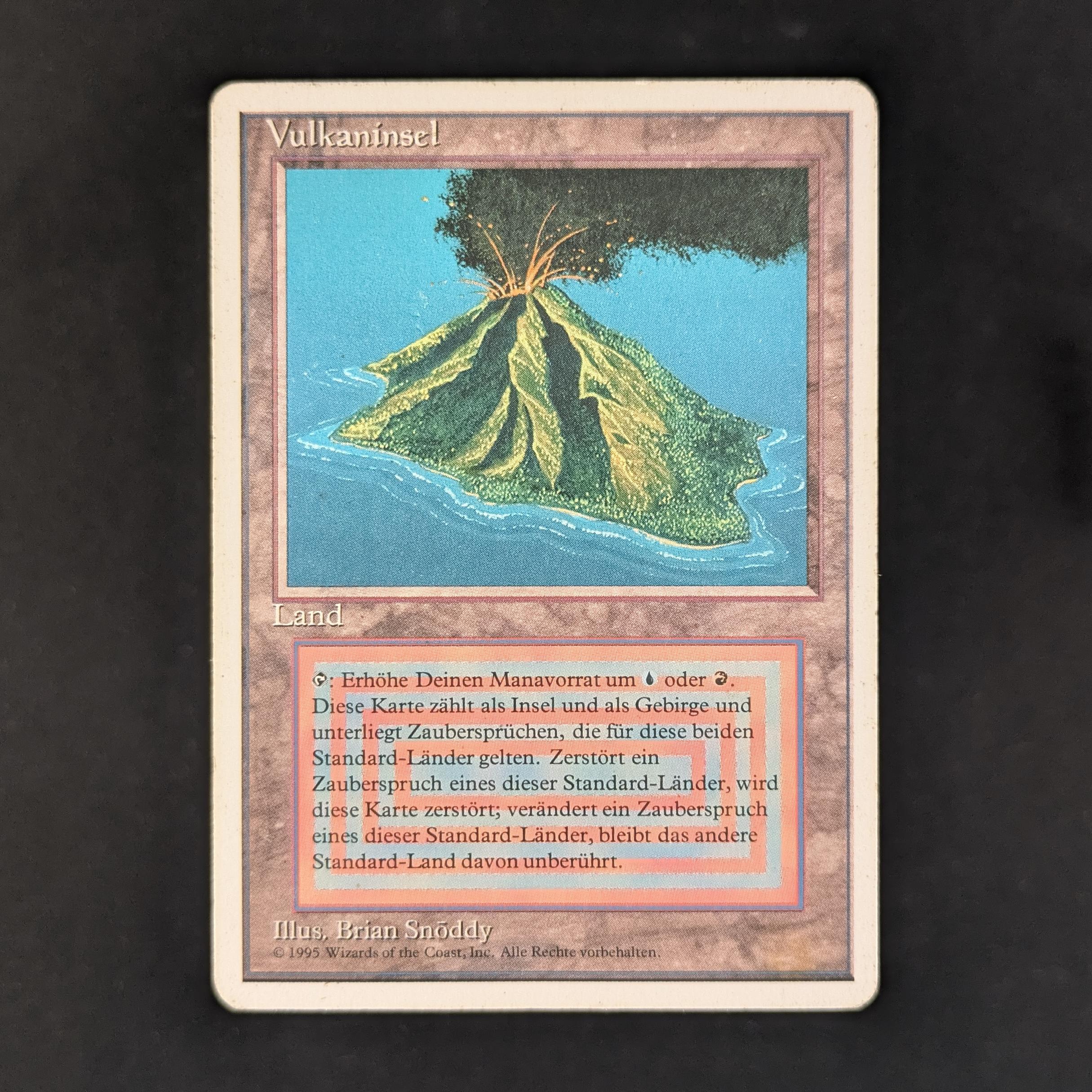 MTG Singles - Volcanic Island - Foreign White Bordered - German - PL - 32282