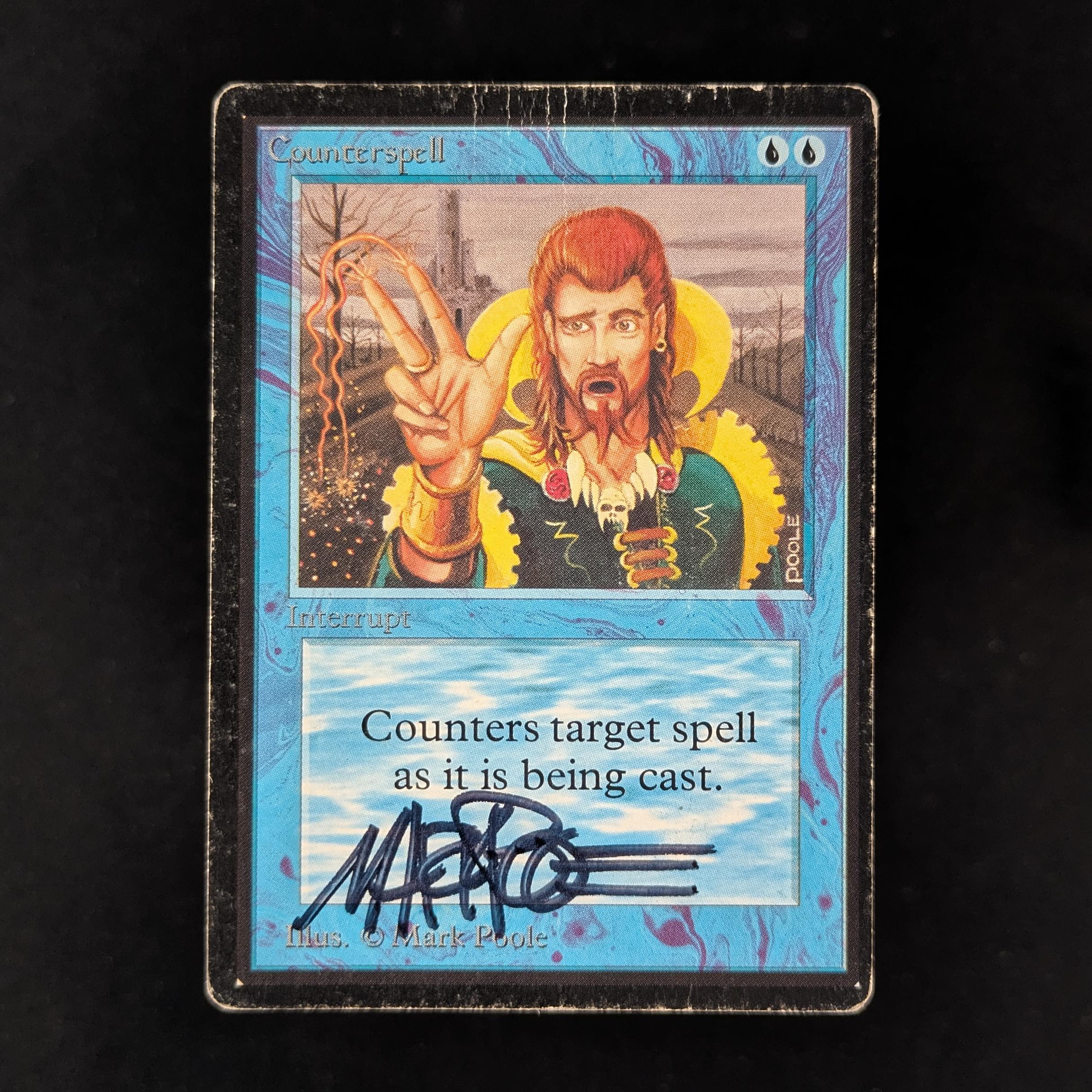 MTG Singles - Counterspell - Beta - PL - SIGNED - 32349