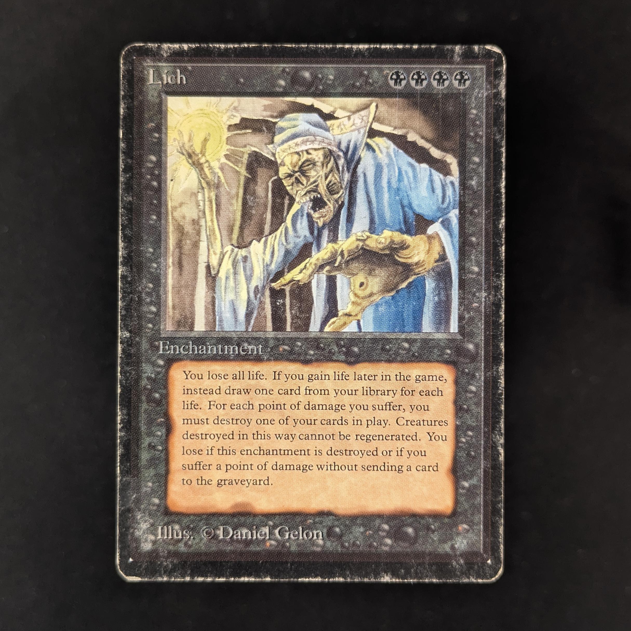 MTG Singles - Lich - Beta - PO - 32362