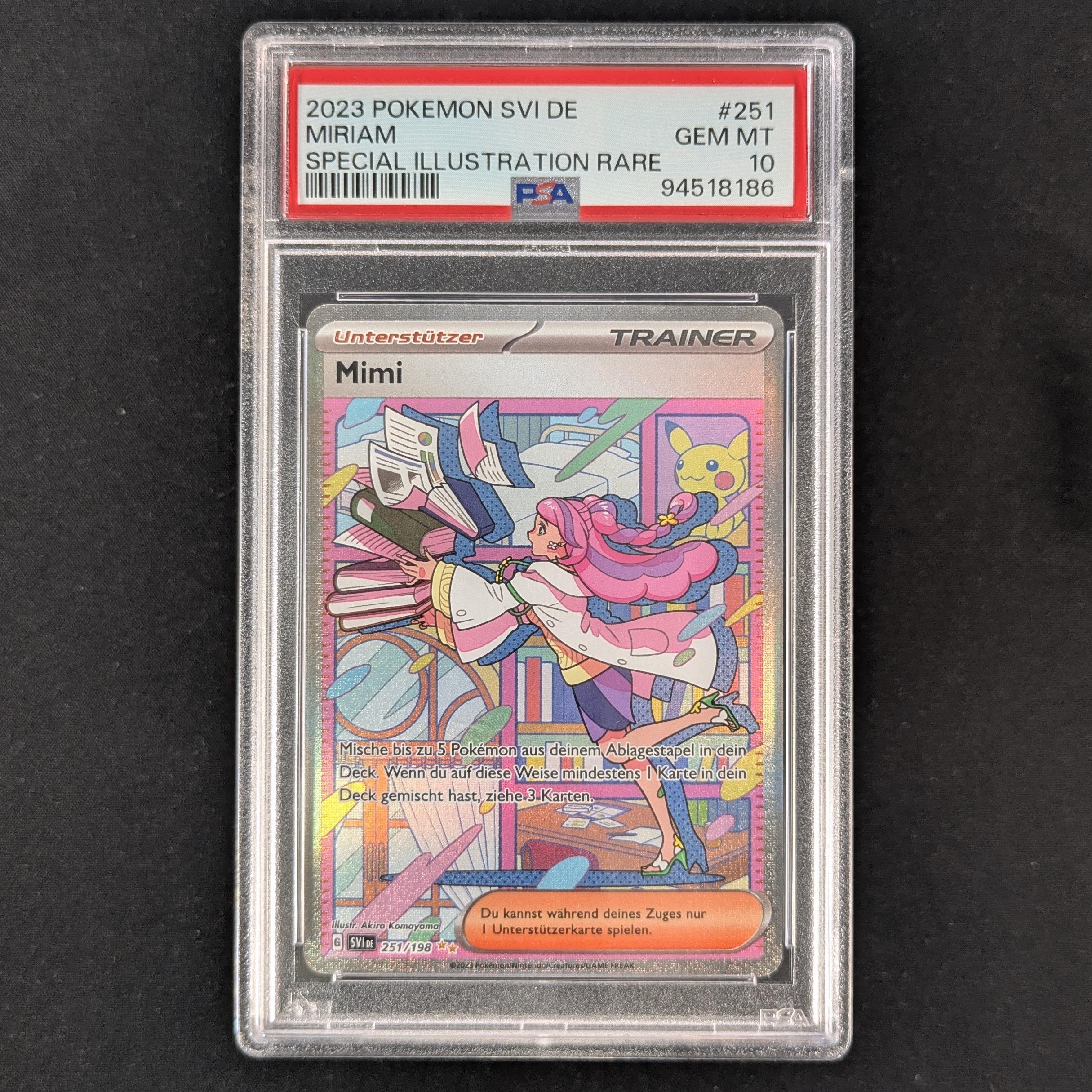 PTCG Singles - Miriam (SVI 251) - - German - PSA 10 - 32466