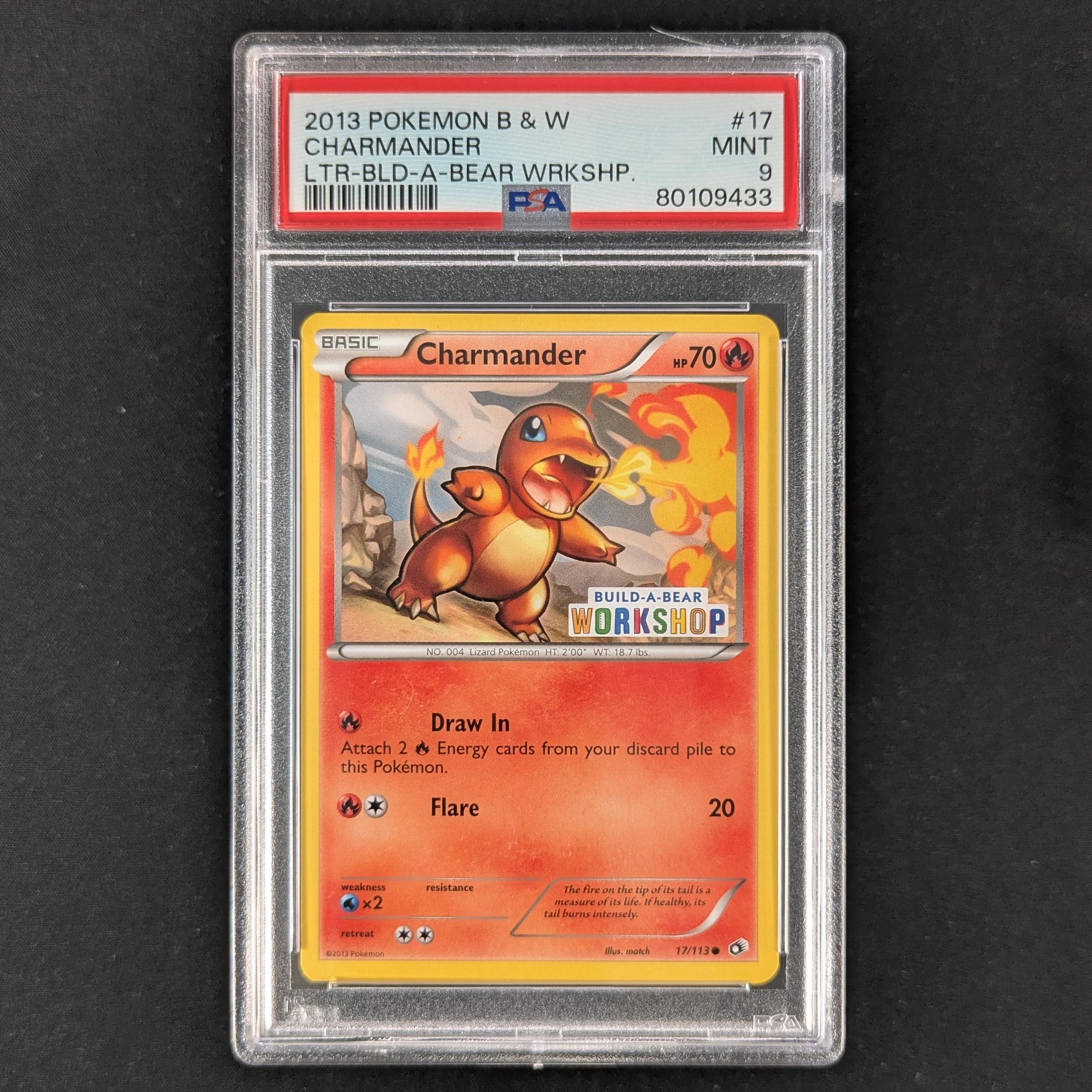 Charmander (LTR 17) - Legendary Treasures - English - PSA 9 - BUILD-A-BEAR WORKSHOP