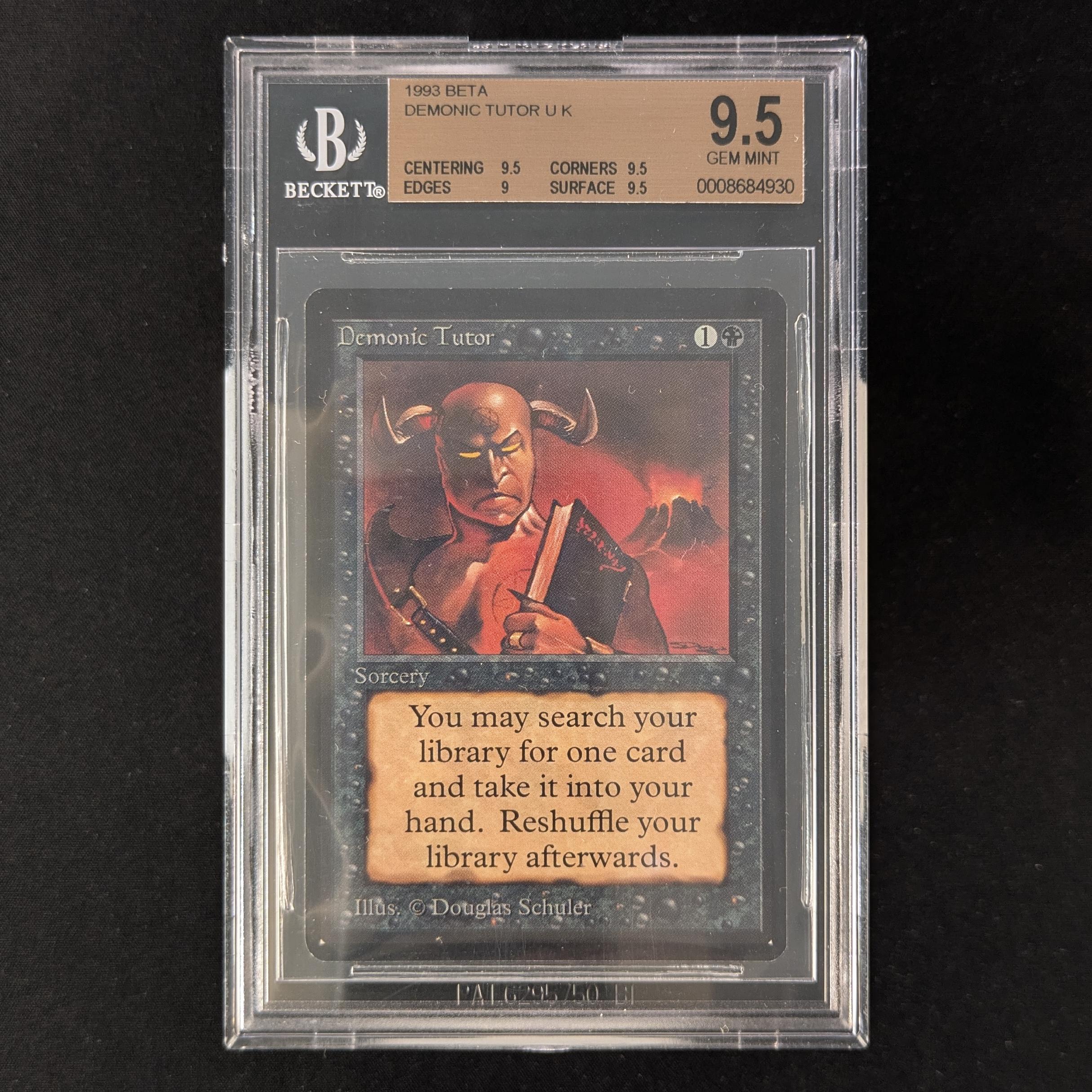 MTG Singles - Demonic Tutor - Beta - BGS 9.5 - 32583