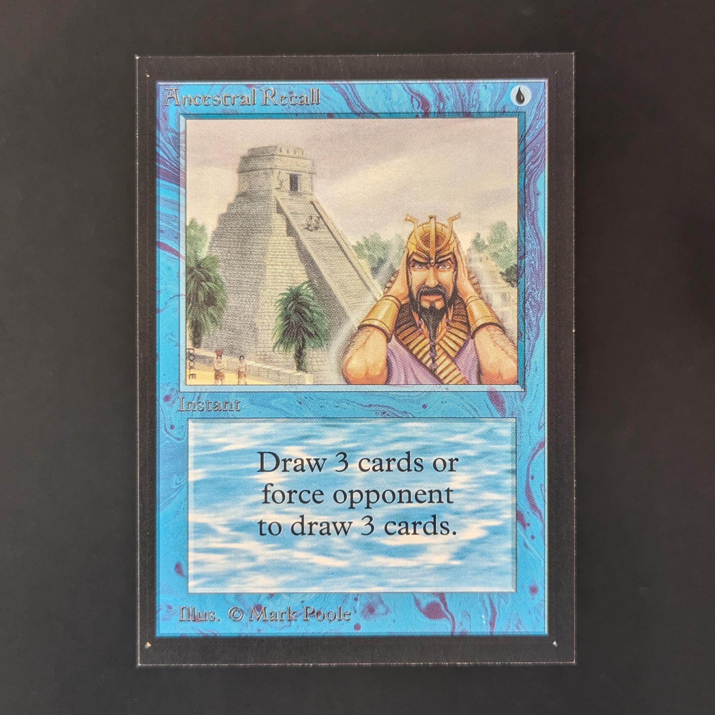 MTG Singles - Ancestral Recall - Collectors' Edition - NM - 32769