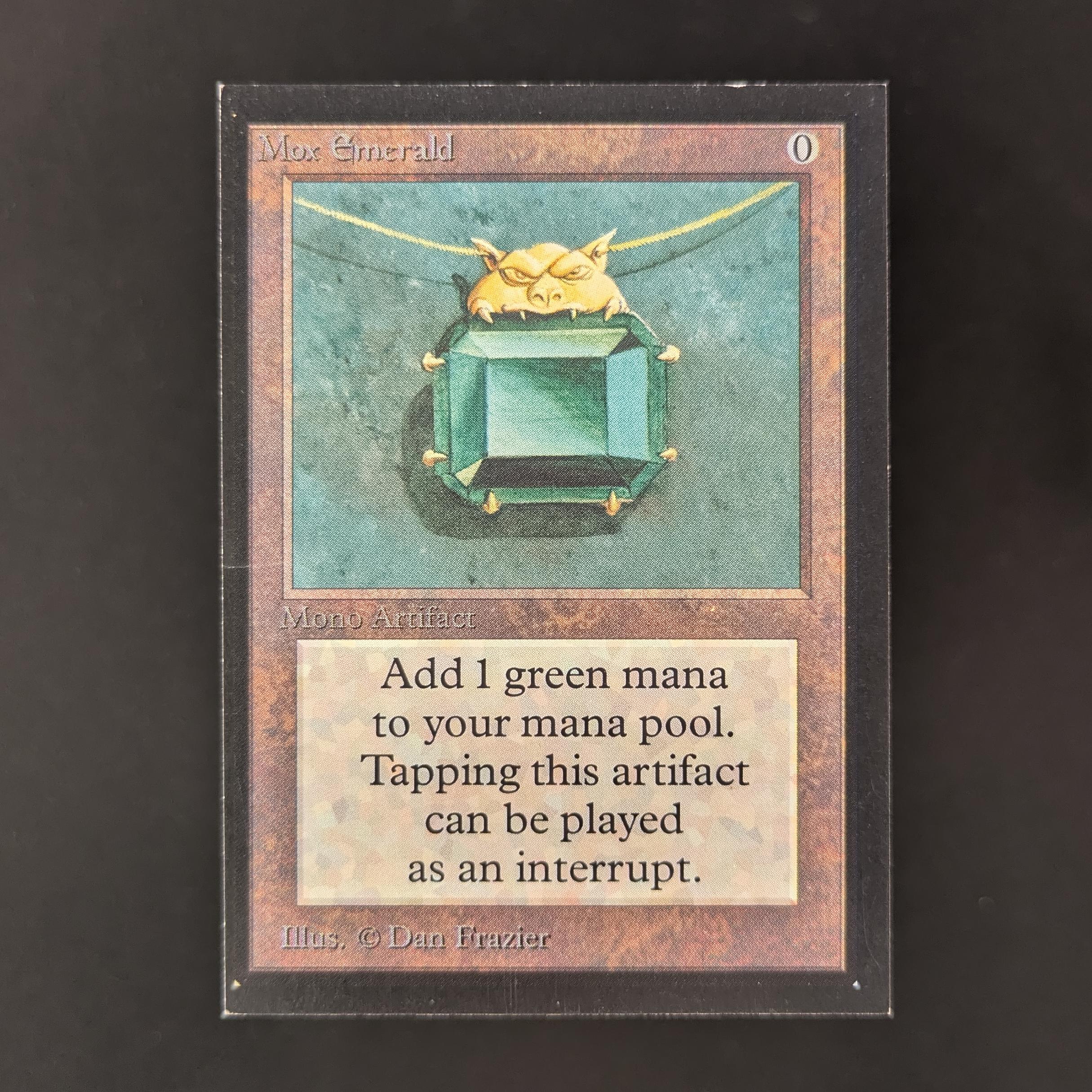 MTG Singles - Mox Emerald - Collectors' Edition - PL - BINDER DING - 32776