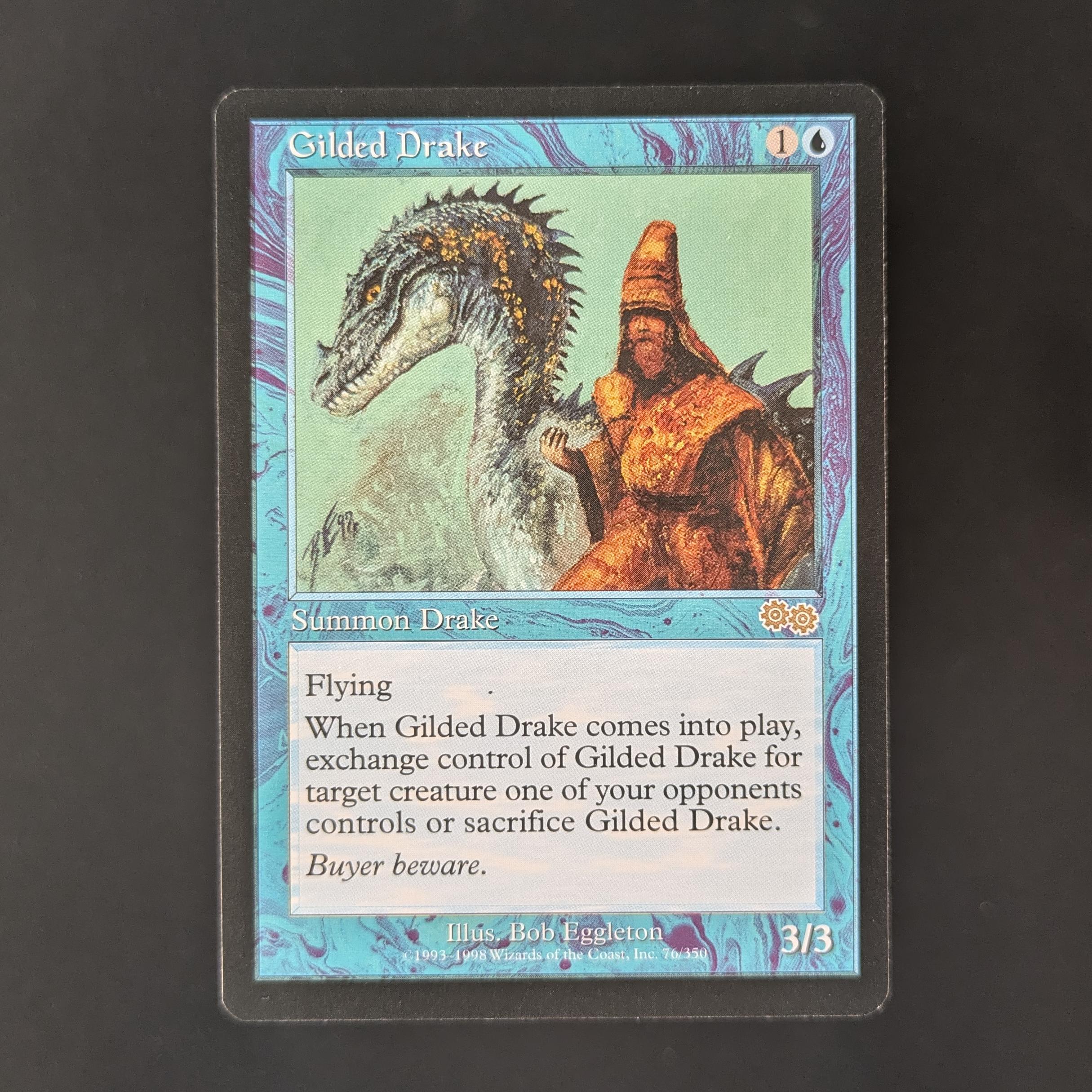 MTG Singles - Gilded Drake - Urza's Saga - English - NM - 32793