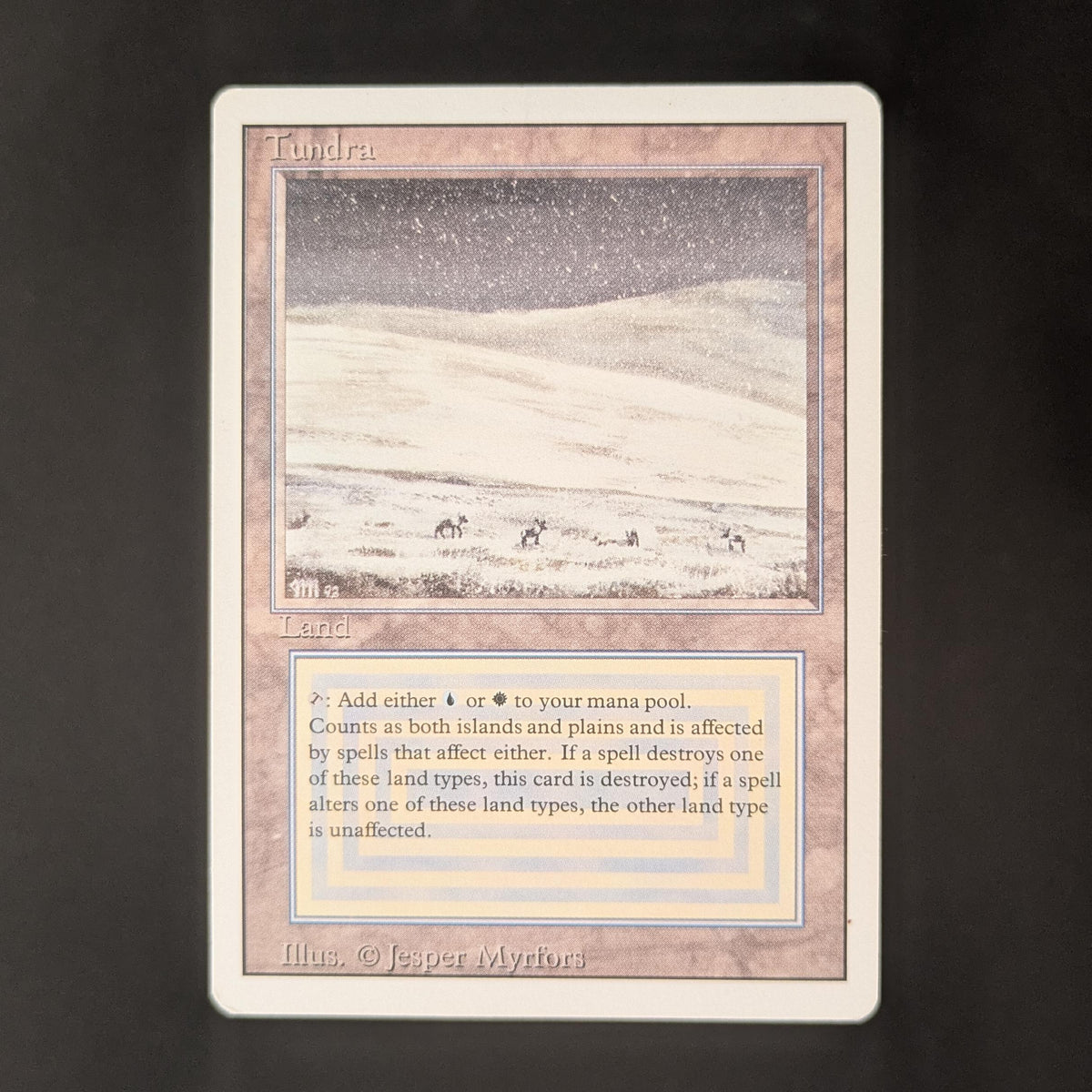 MTG Singles - Tundra - Revised - LP - 32823