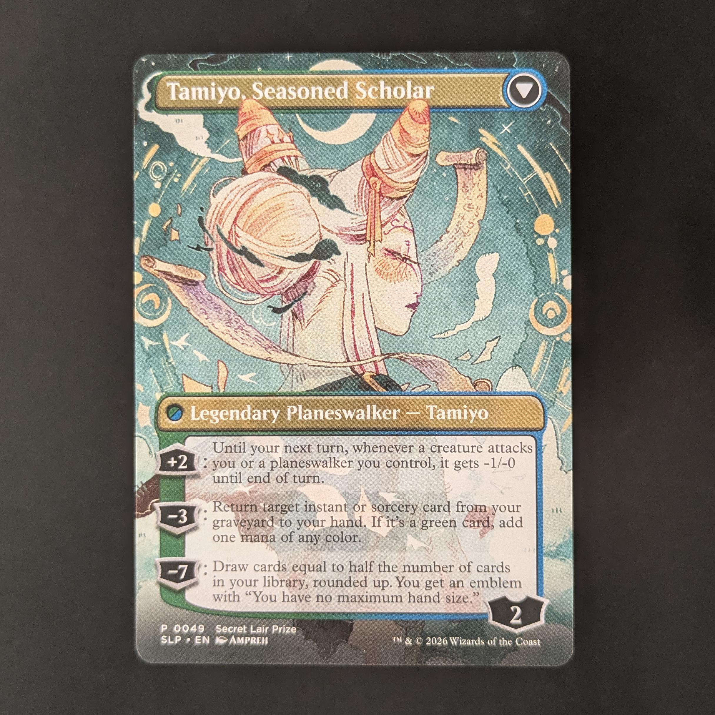 MTG Singles - Tamiyo, Inquisitive Student // Tamiyo, Seasoned Scholar - DCI Promos - NM -