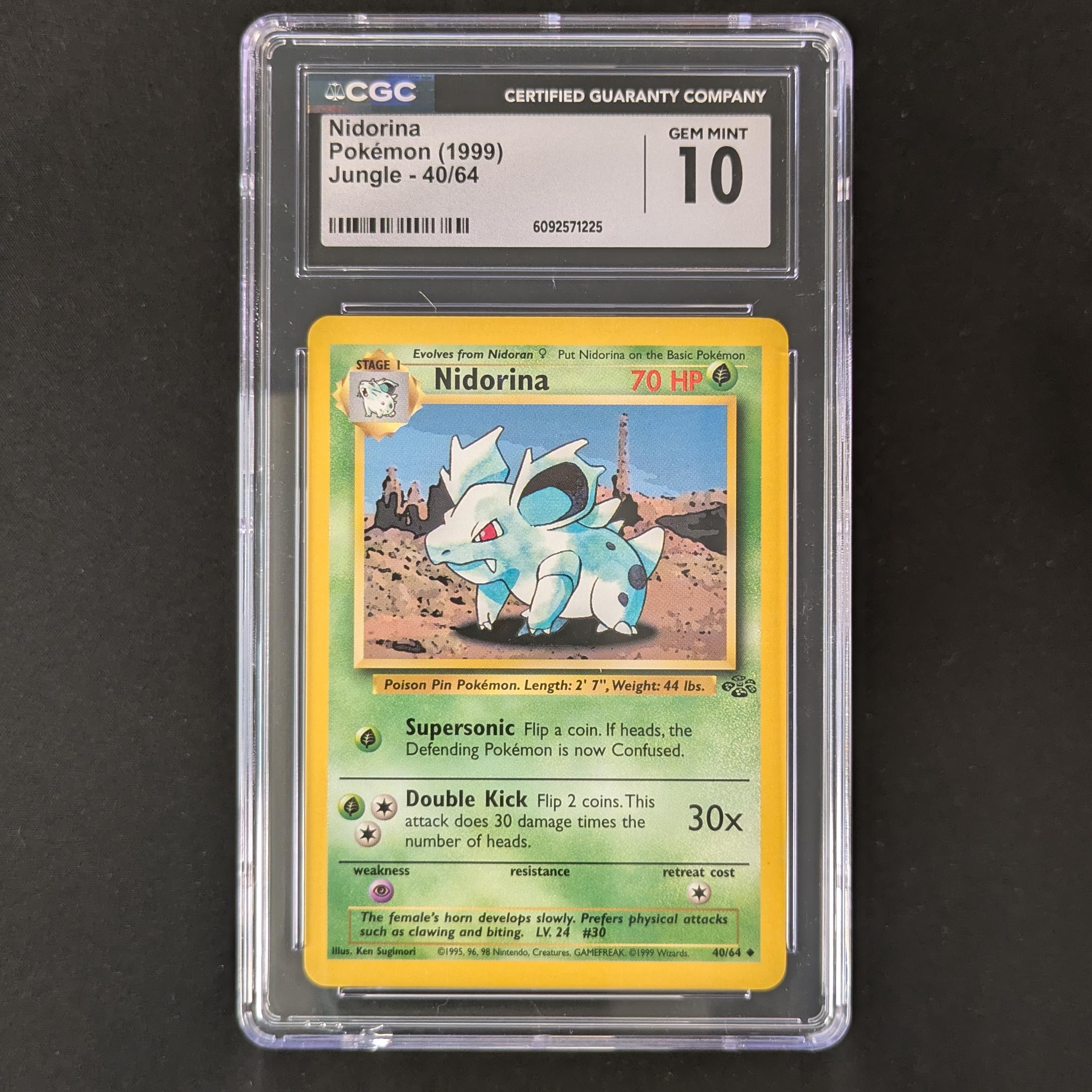 Nidorina (JU 40) - Jungle - English - CGC 10