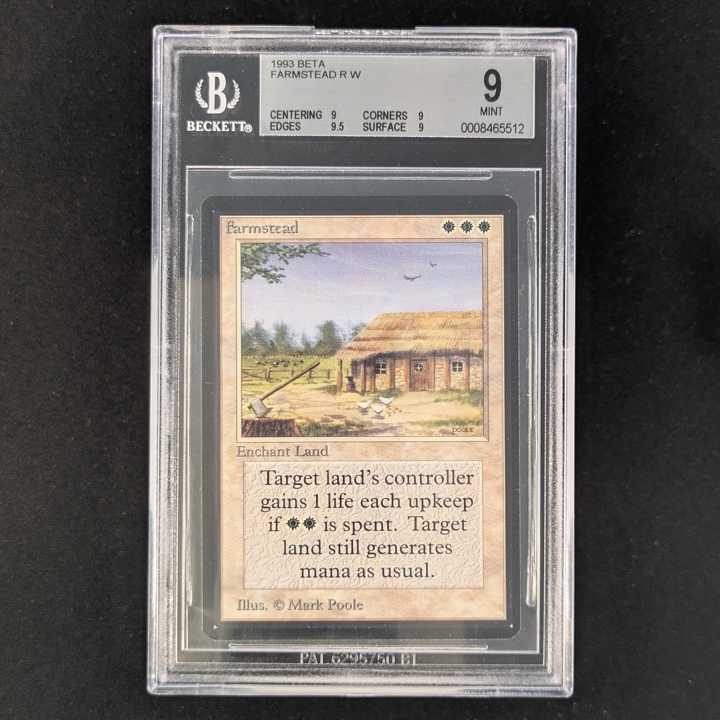 MTG Singles - Farmstead - Beta - BGS 9 -