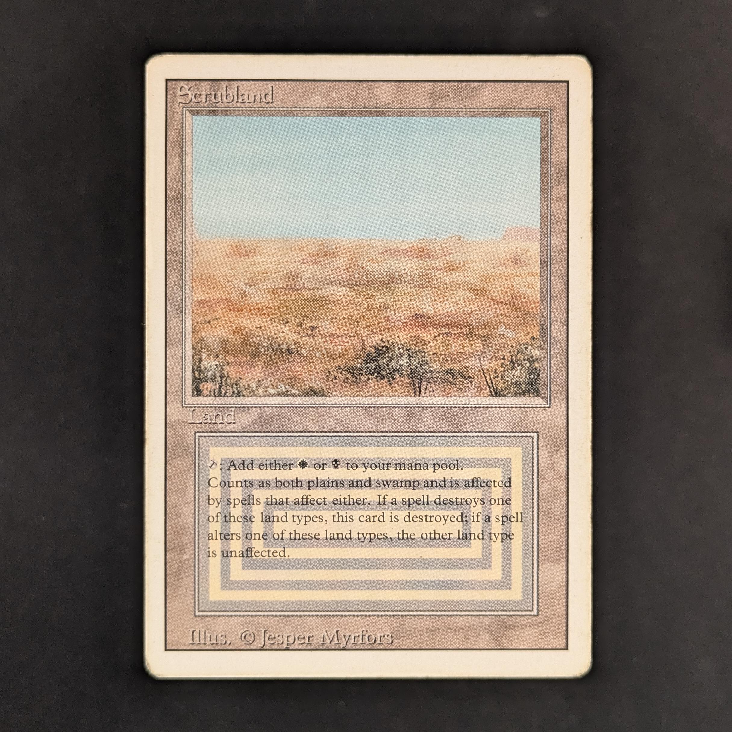 MTG Singles - Scrubland - Revised - PL - 32985