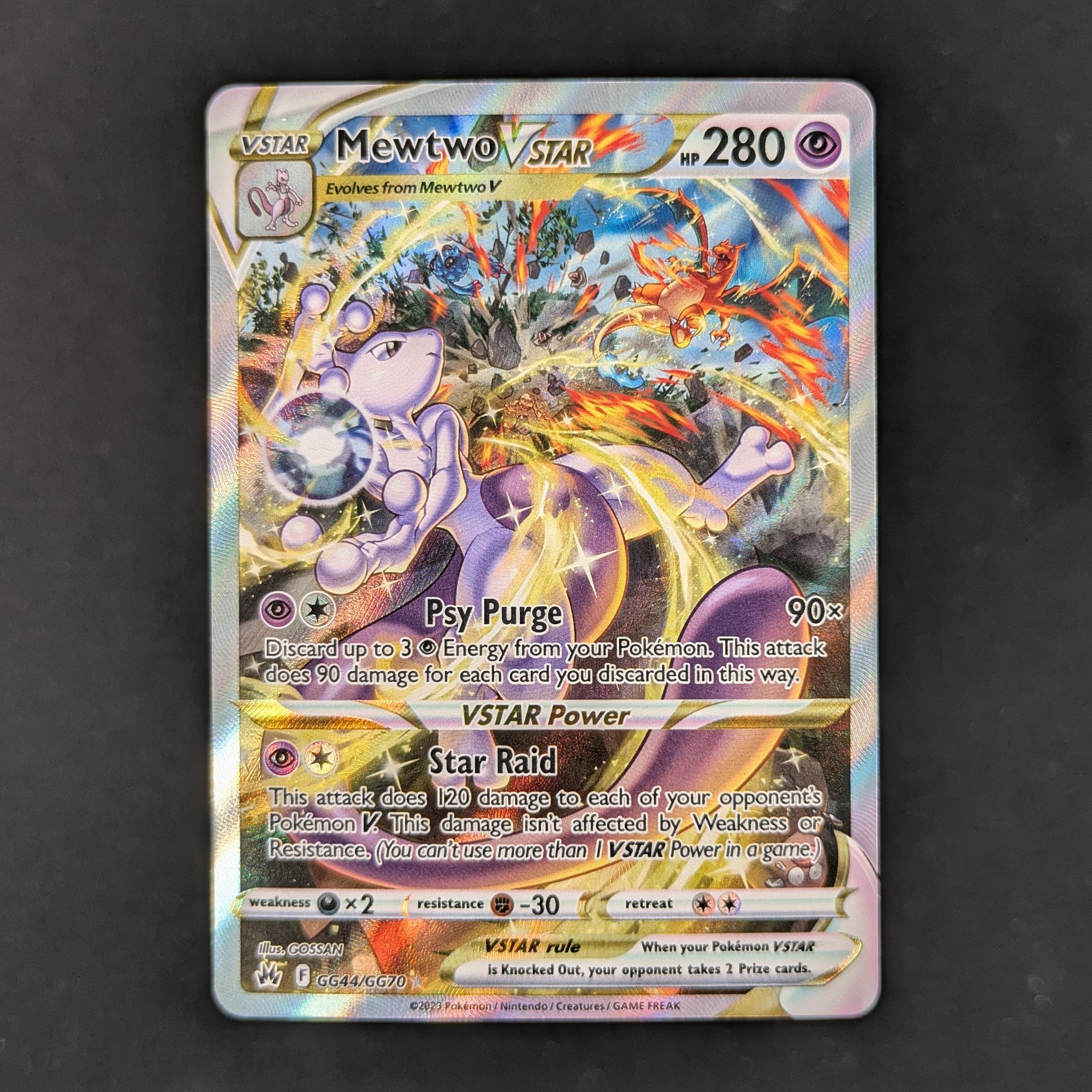 Mewtwo VSTAR (CRZ GG44) - Crown Zenith - English - NM
