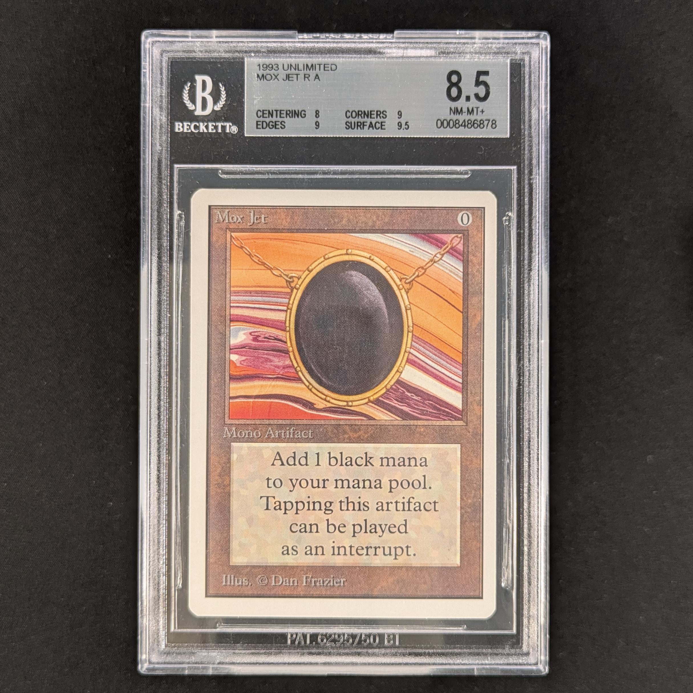 MTG Singles - Mox Jet - Unlimited - BGS 8.5 - 33060