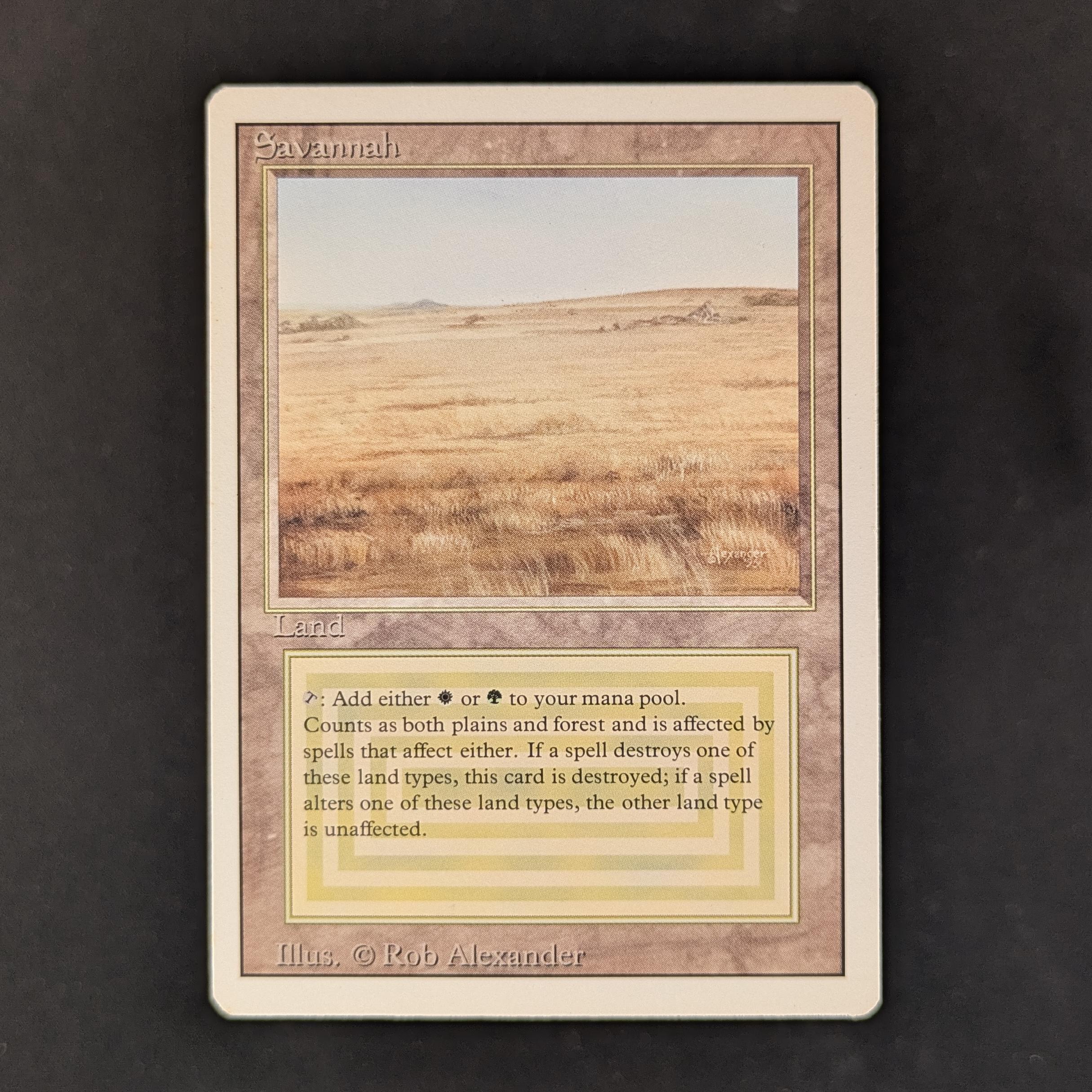 MTG Singles - Savannah - Revised - EX - 33101