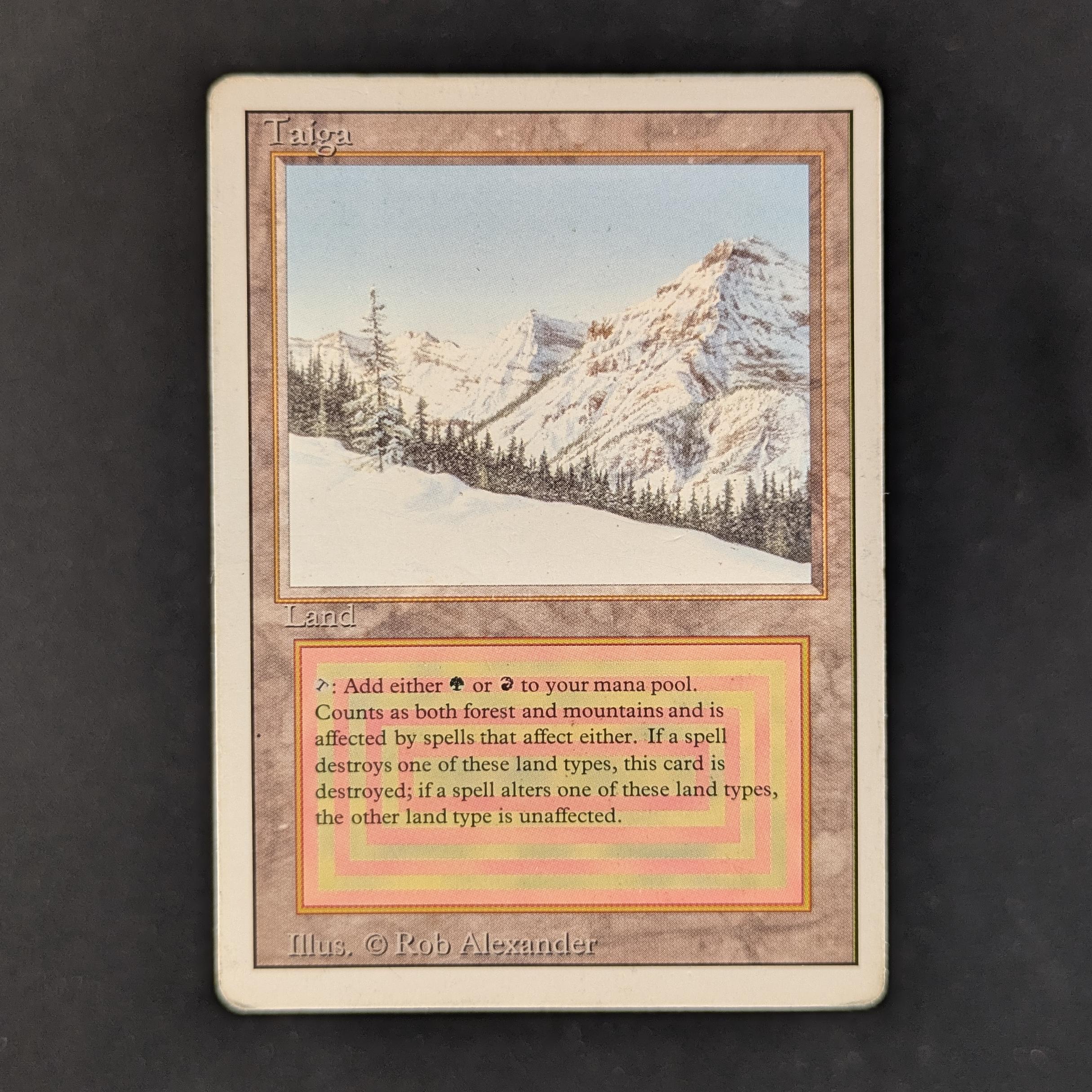 MTG Singles - Taiga - Revised - PO - INKED - 33106