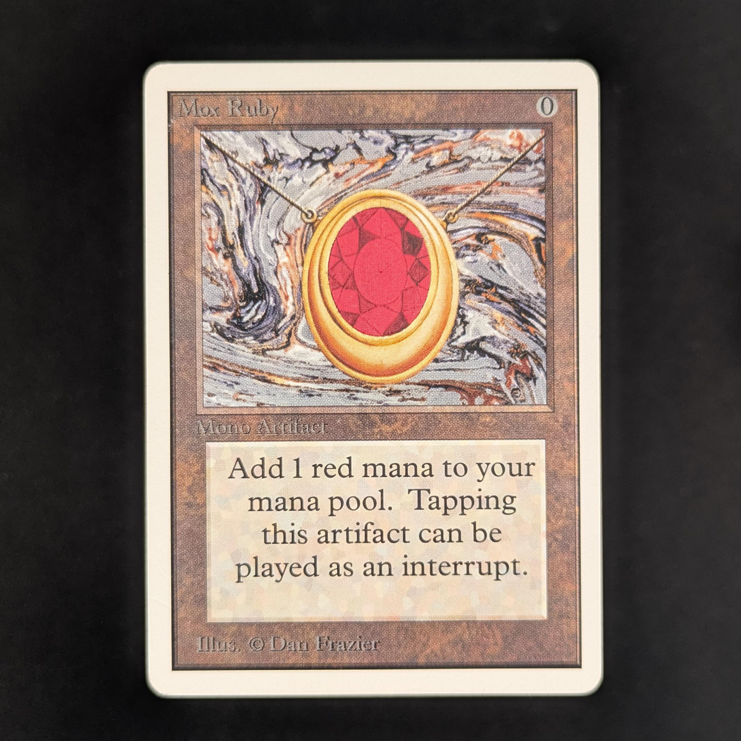 MTG Singles - Mox Ruby - Unlimited - LP - 33219