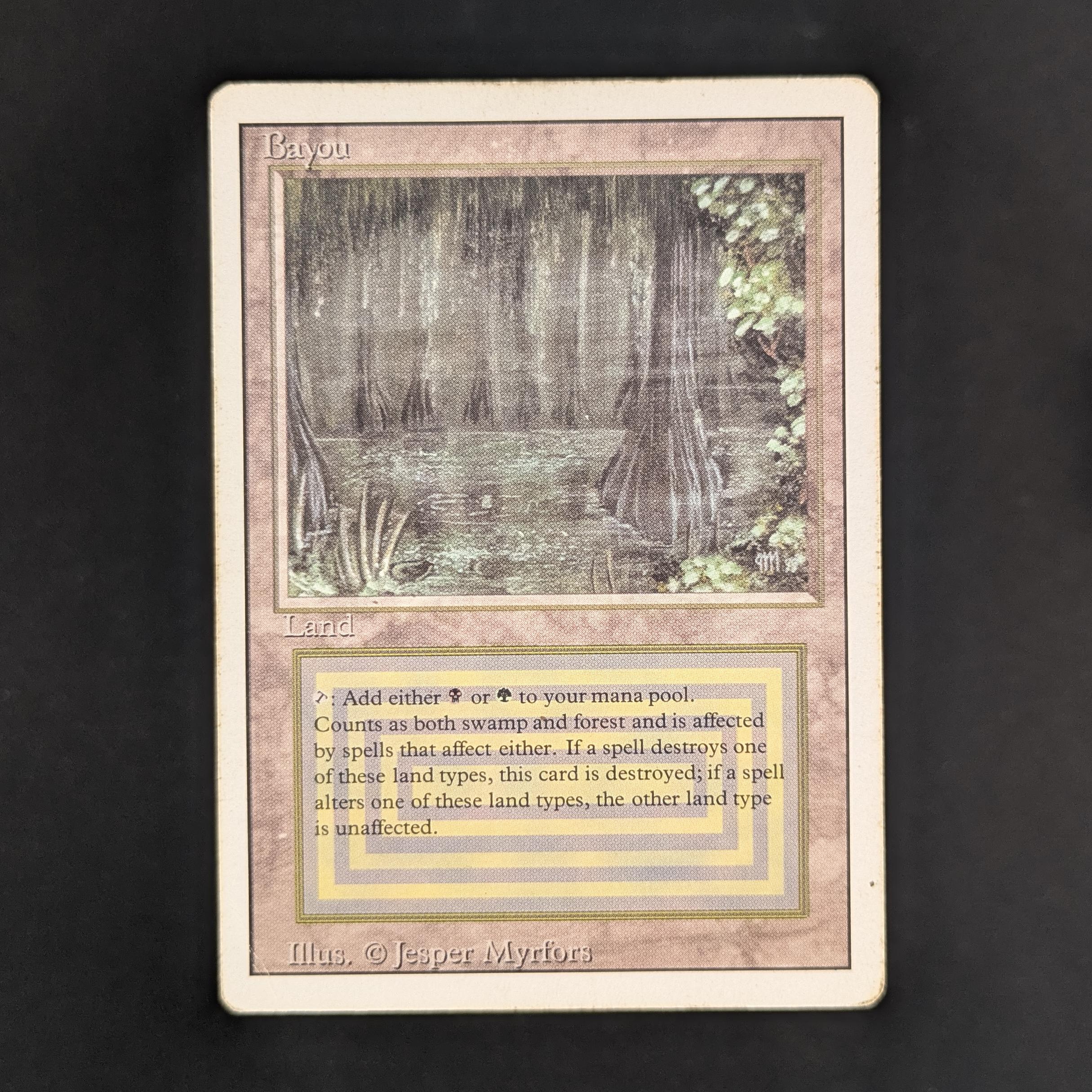 MTG Singles - Bayou - Revised - PO - BENT - 33228