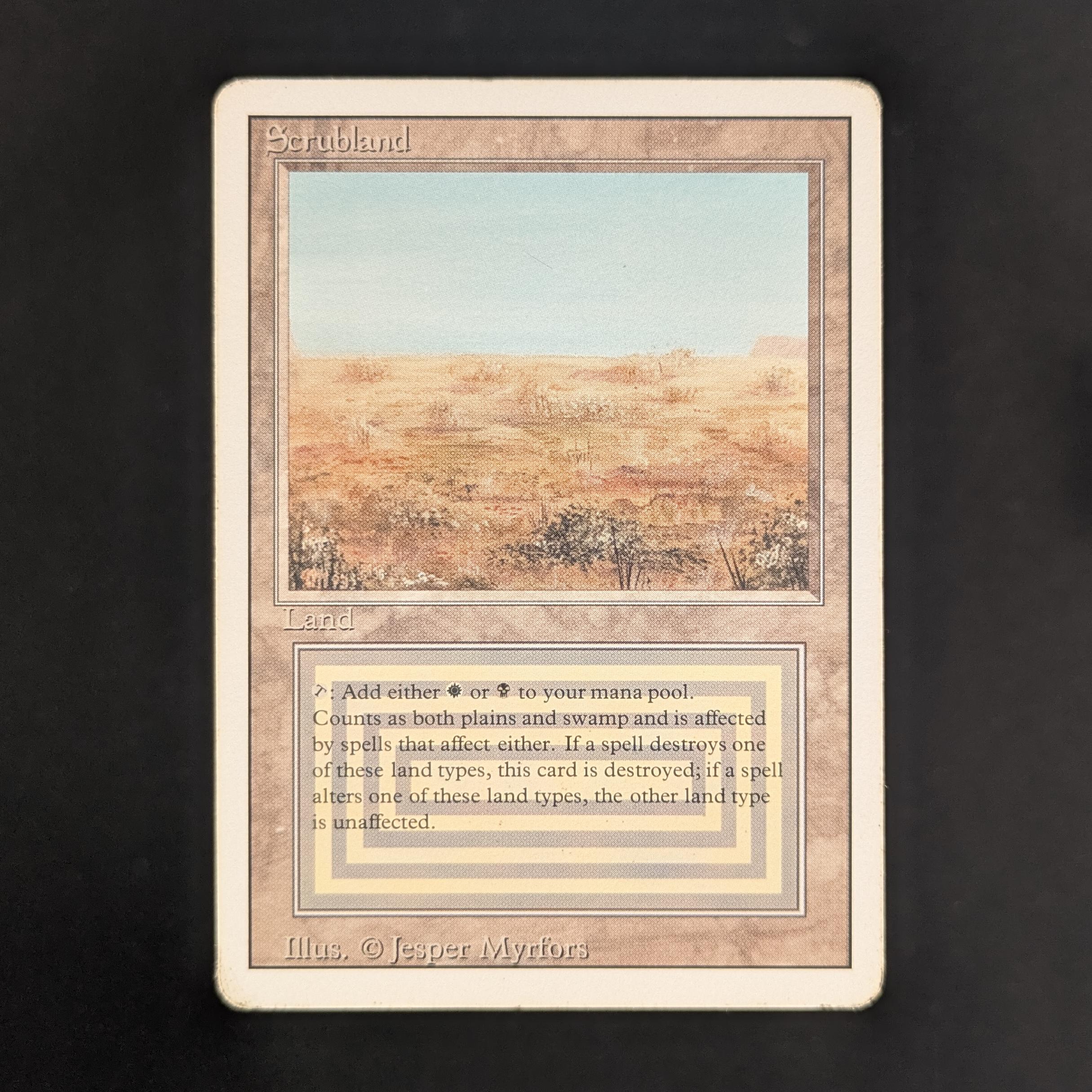 MTG Singles - Scrubland - Revised - PL - 33238