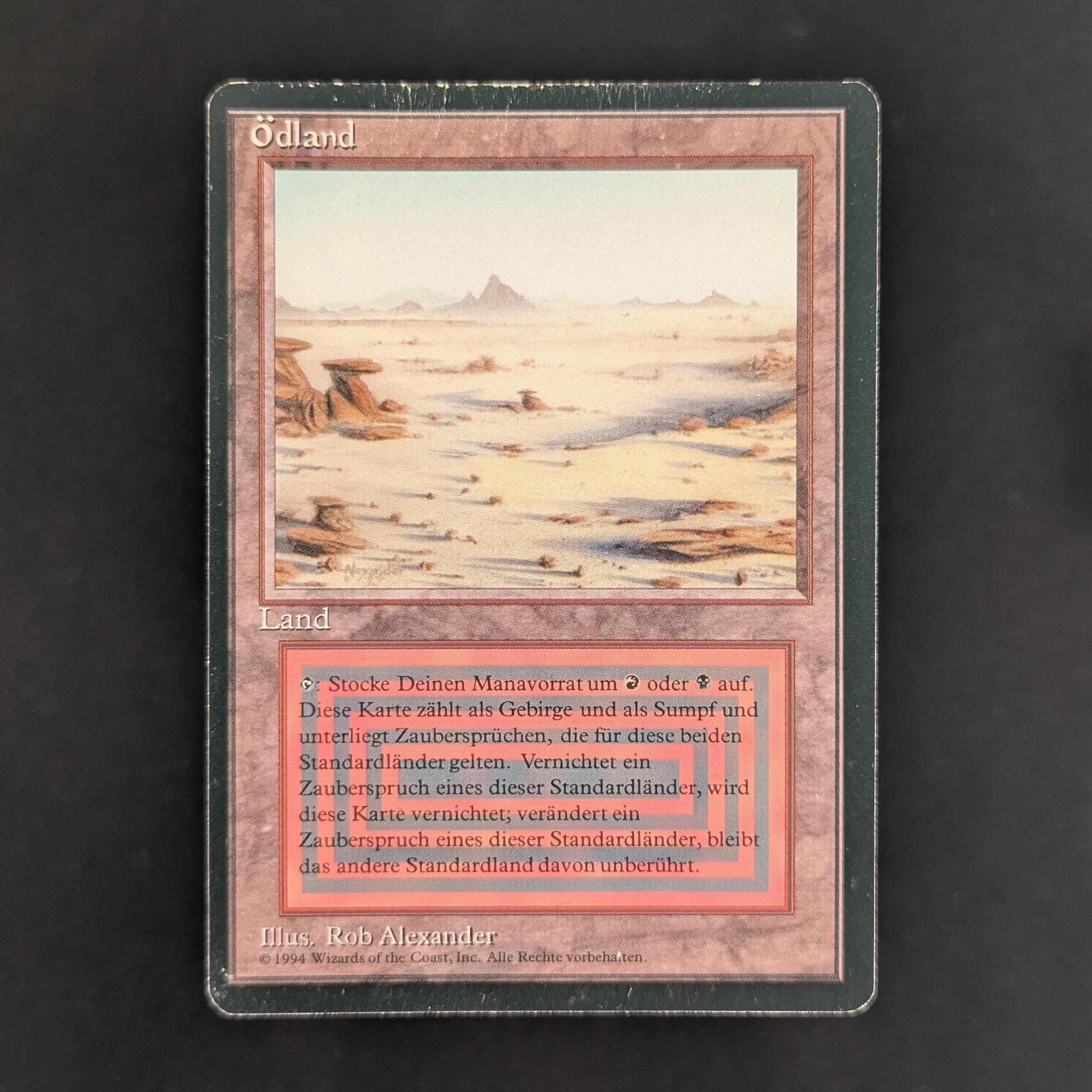 MTG Singles - Badlands - Foreign Black Bordered - German - PL - PRESSURE MARK - 33244