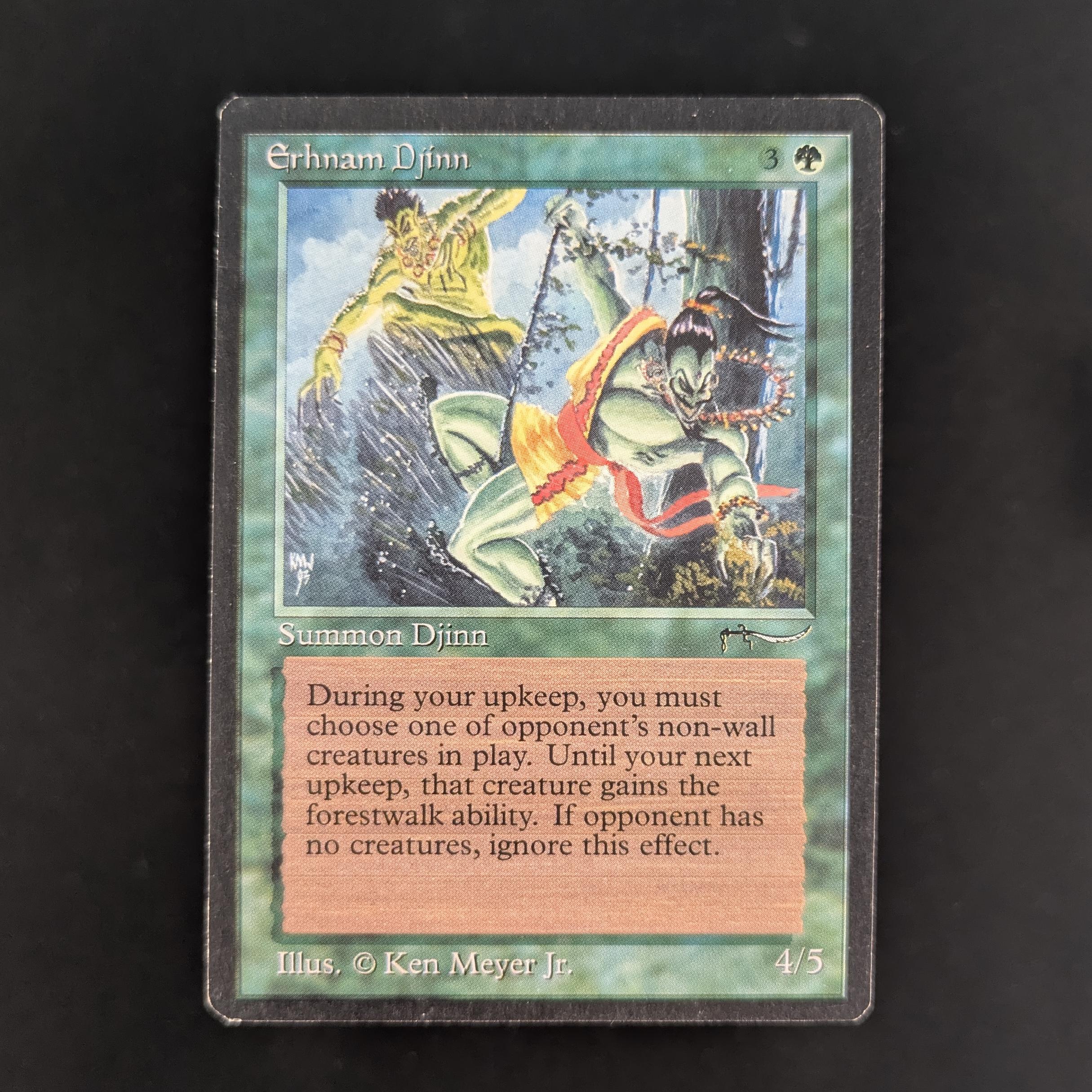 MTG Singles - Erhnam Djinn - Arabian Nights - GD - 33252