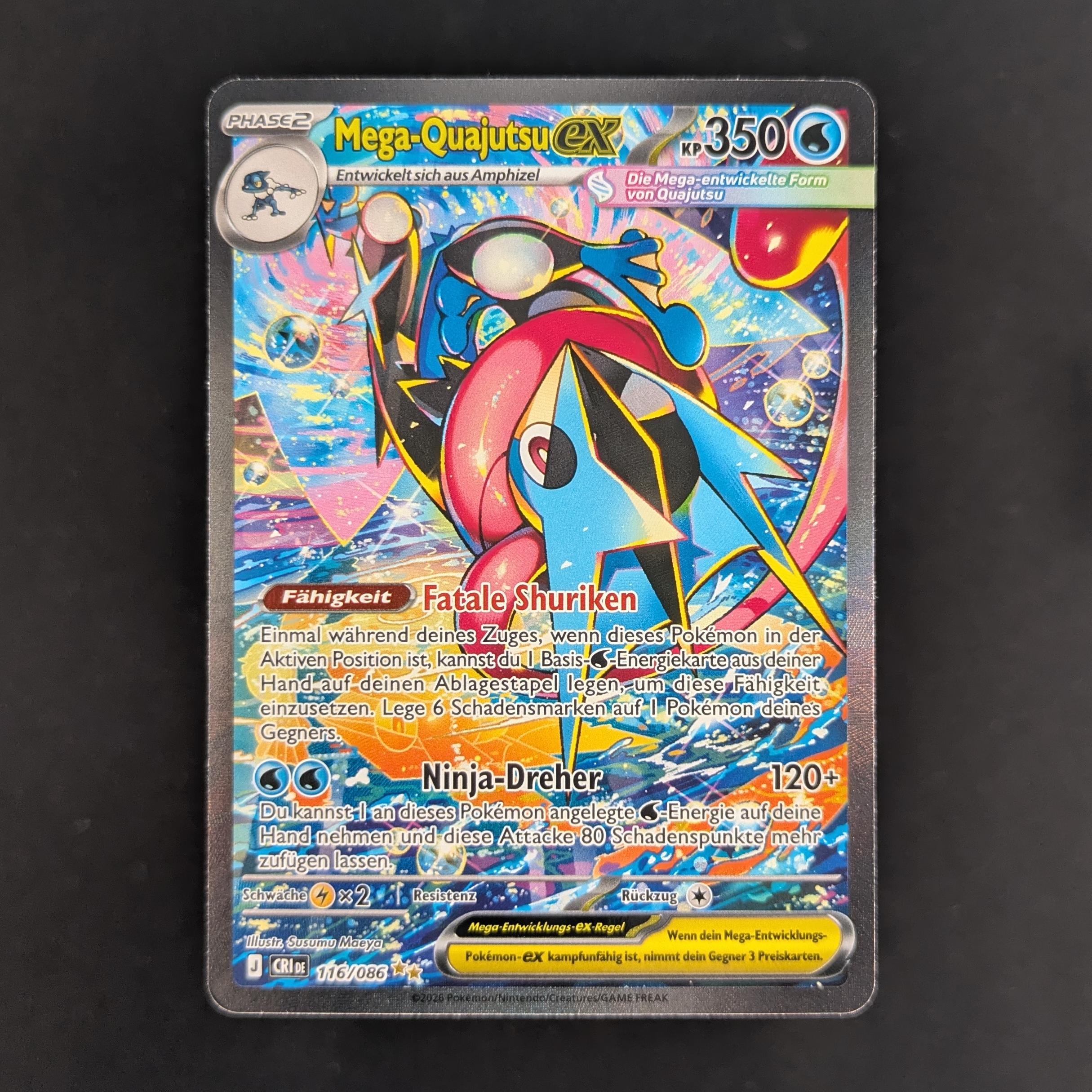 Mega Greninja ex (CRI 116) - Chaos Rising - EX