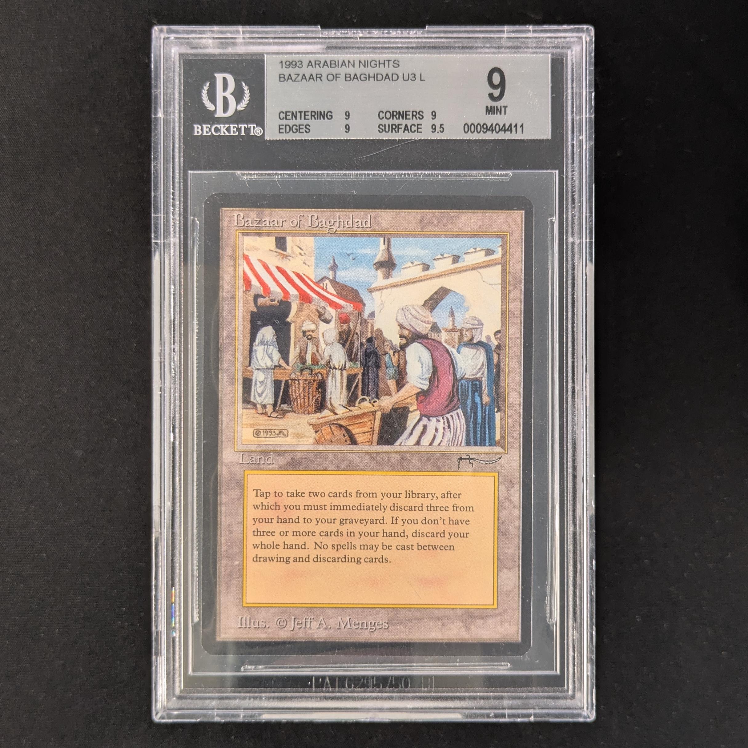 MTG Singles - Bazaar of Baghdad - Arabian Nights - BGS 9 - 33293