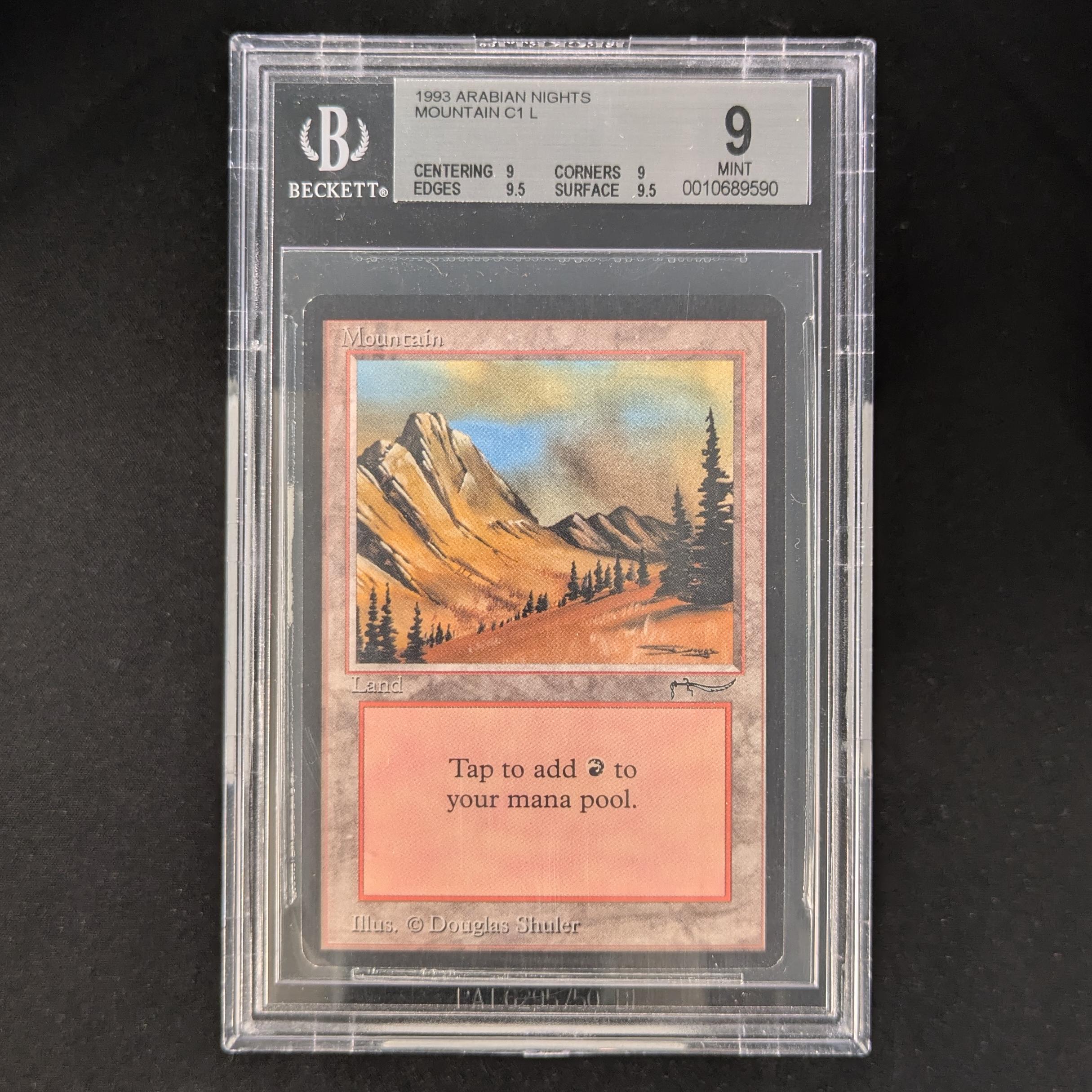 MTG Singles - Mountain - Arabian Nights - BGS 9 - 33306