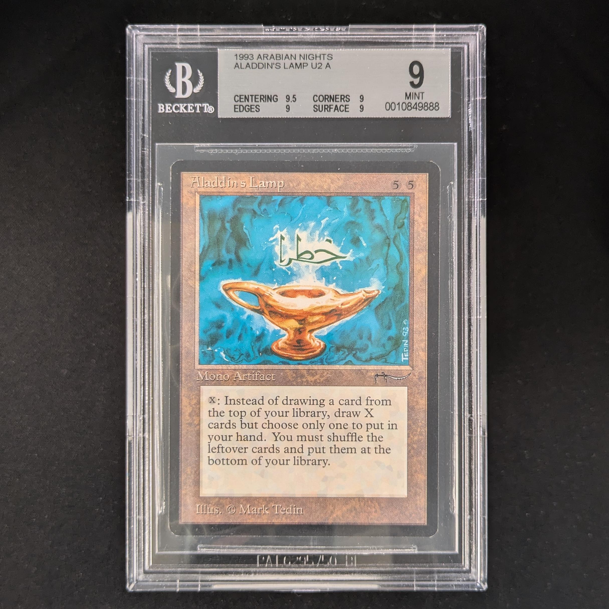 MTG Singles - Aladdin's Lamp - Arabian Nights - BGS 9 -