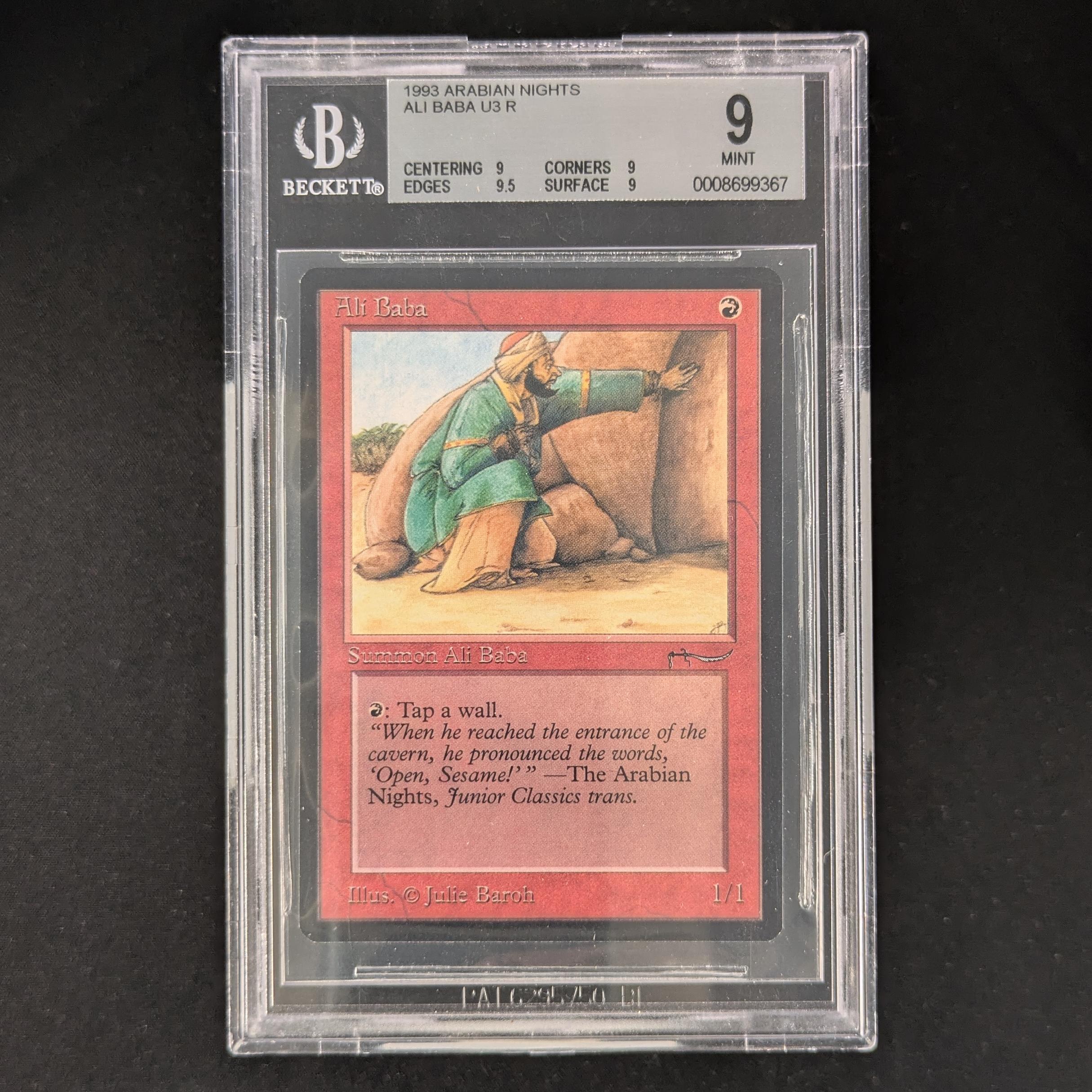 MTG Singles - Ali Baba - Arabian Nights - BGS 9 -