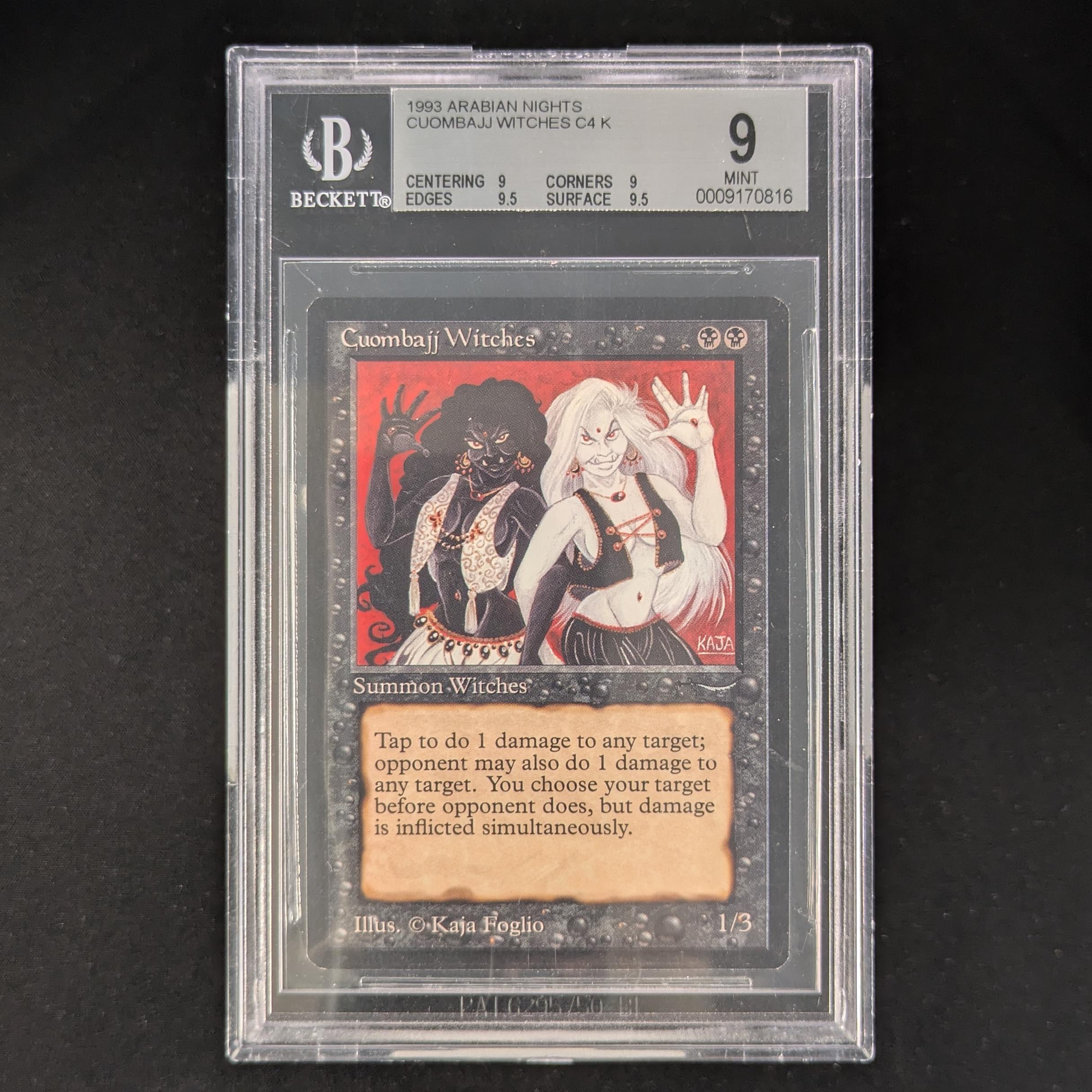MTG Singles - Cuombajj Witches - Arabian Nights - BGS 9 -