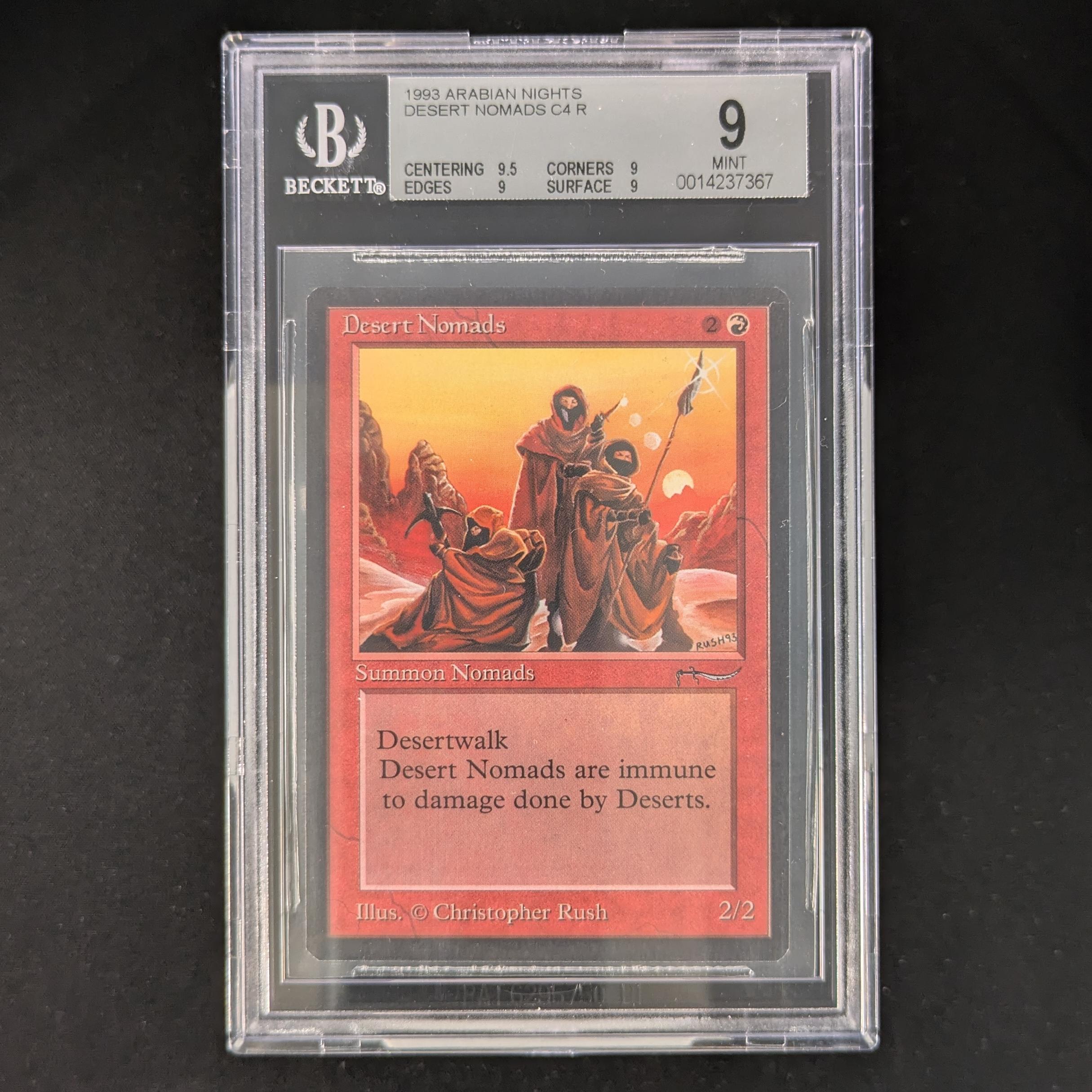 MTG Singles - Desert Nomads - Arabian Nights - BGS 9 -