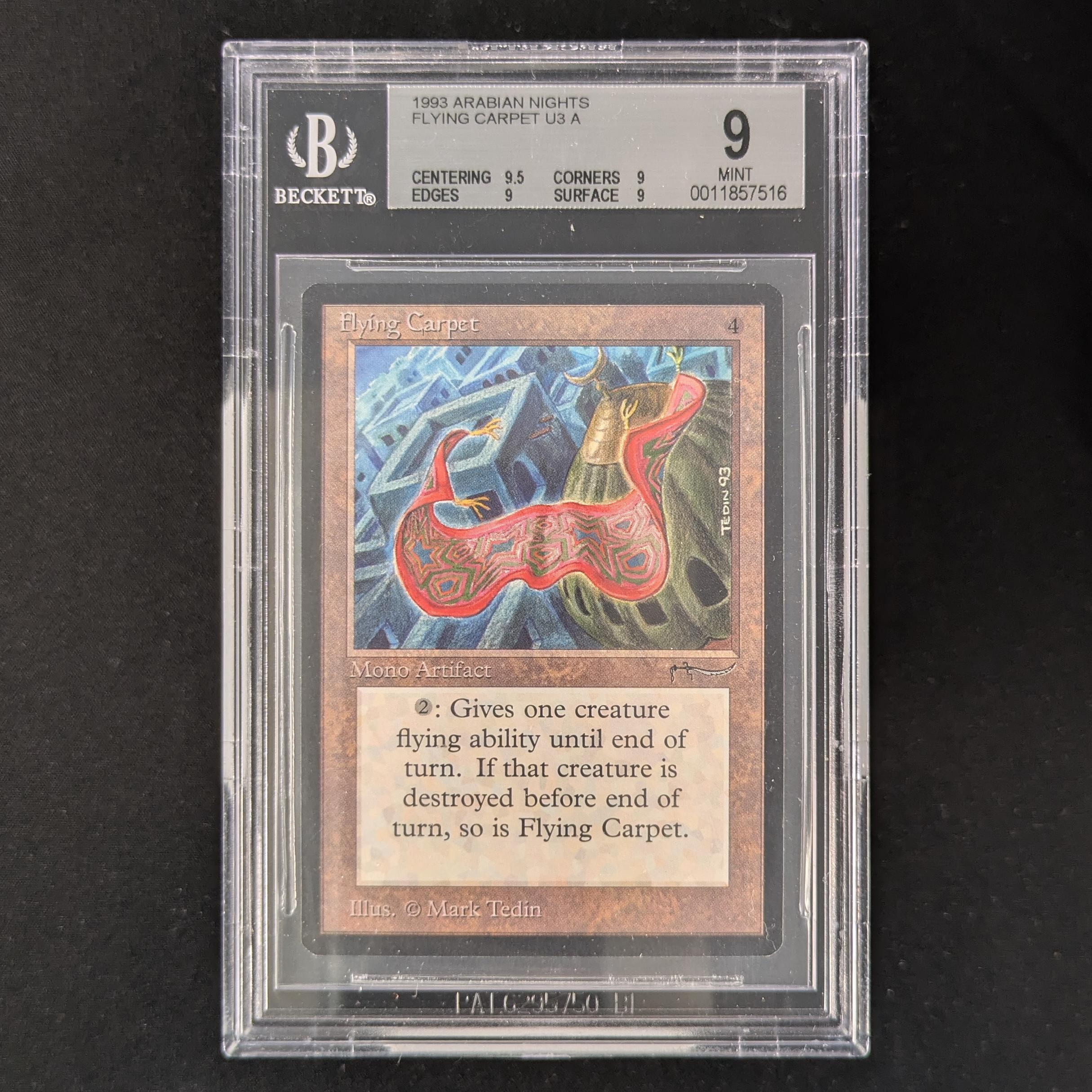 MTG Singles - Flying Carpet - Arabian Nights - BGS 9 -