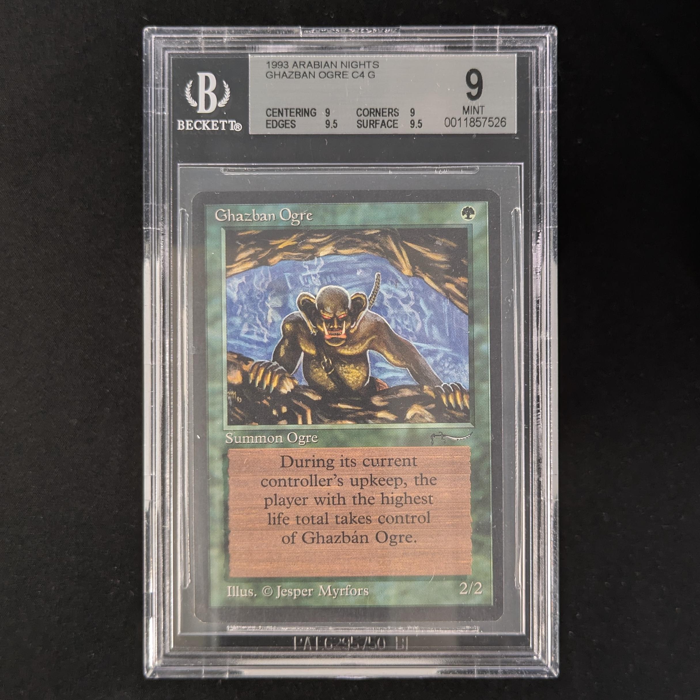 MTG Singles - Ghazban Ogre - Arabian Nights - BGS 9 -