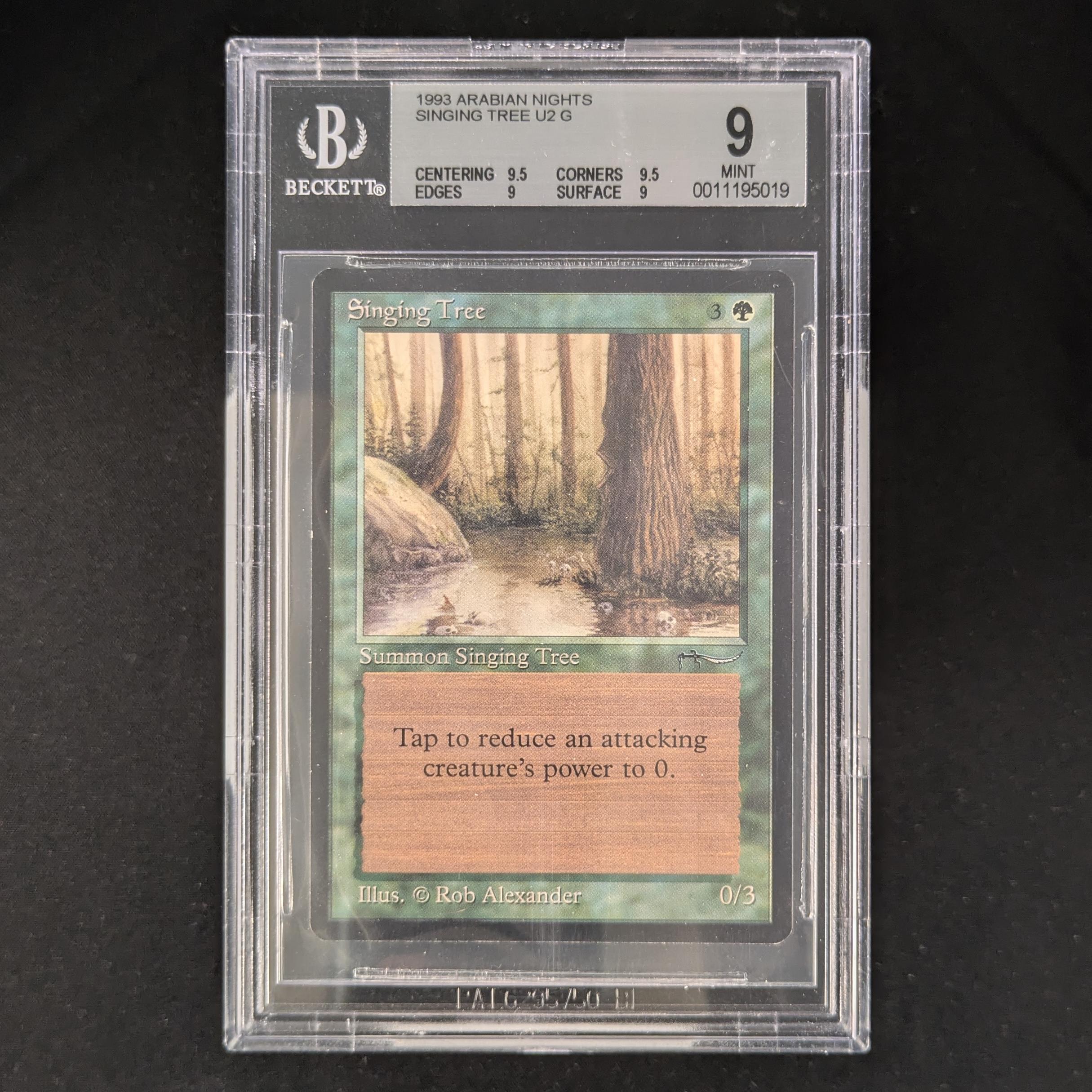 MTG Singles - Singing Tree - Arabian Nights - BGS 9 -