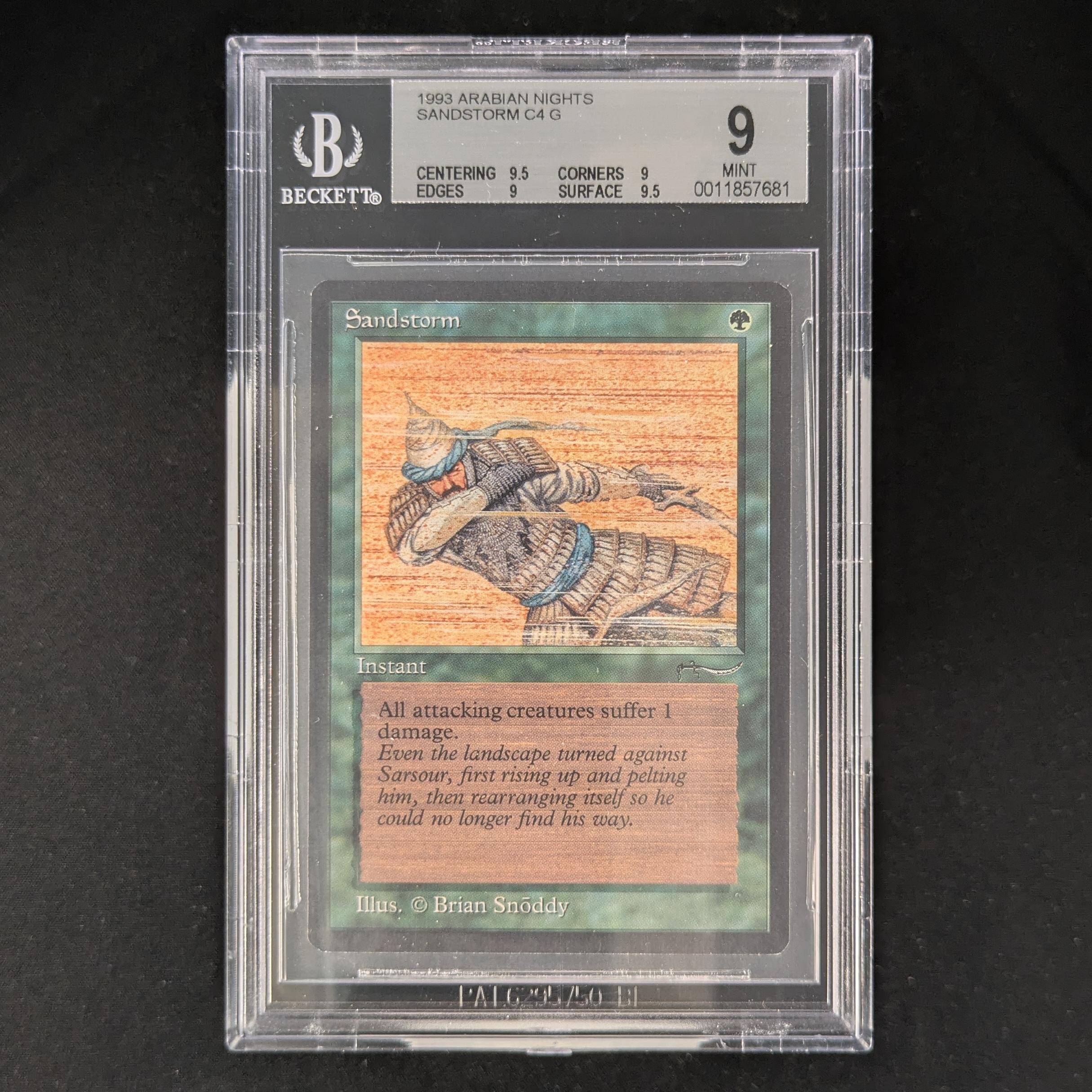 MTG Singles - Sandstorm - Arabian Nights - BGS 9 -