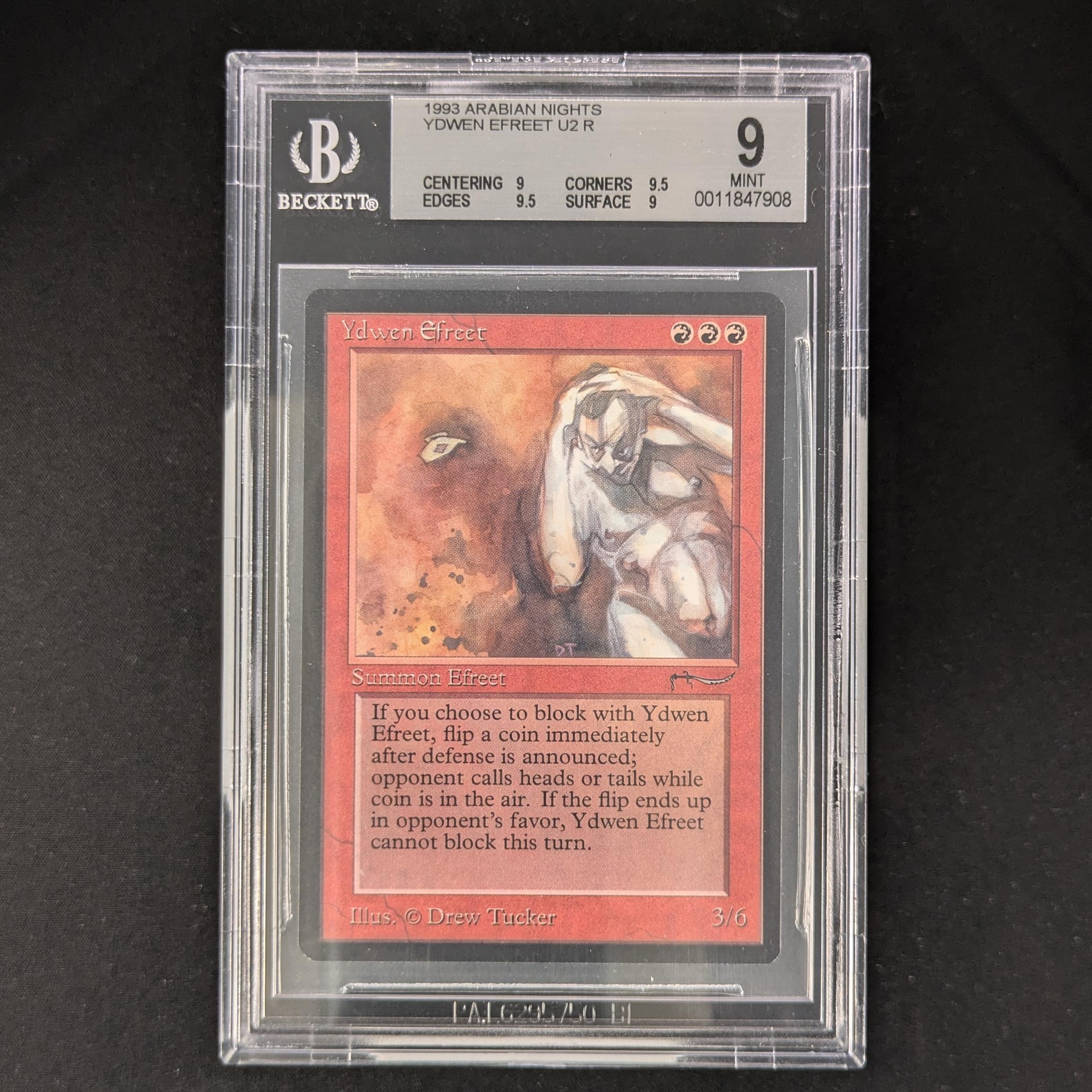 MTG Singles - Ydwen Efreet - Arabian Nights - BGS 9 -