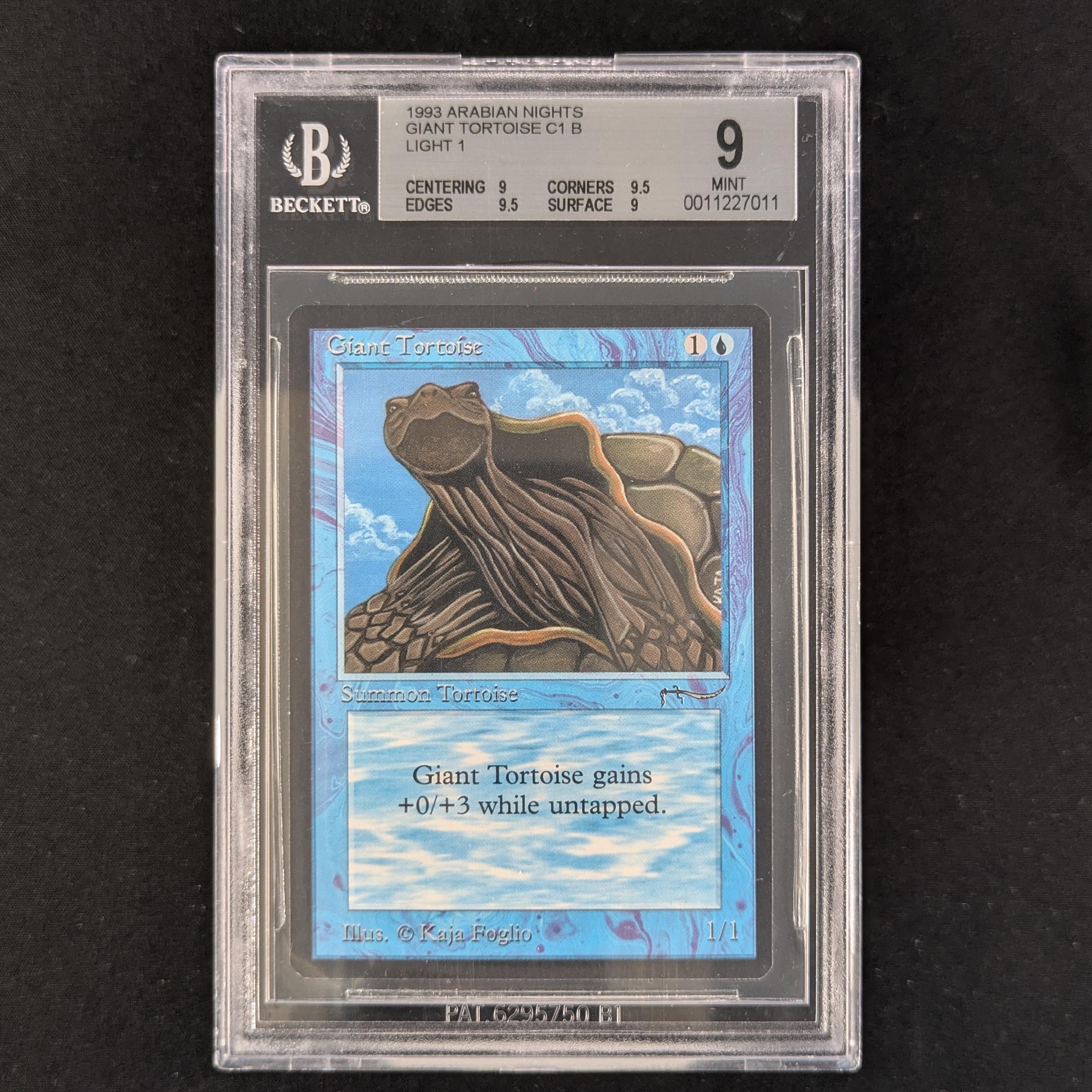 MTG Singles - Giant Tortoise - Arabian Nights - BGS 9 - Light -